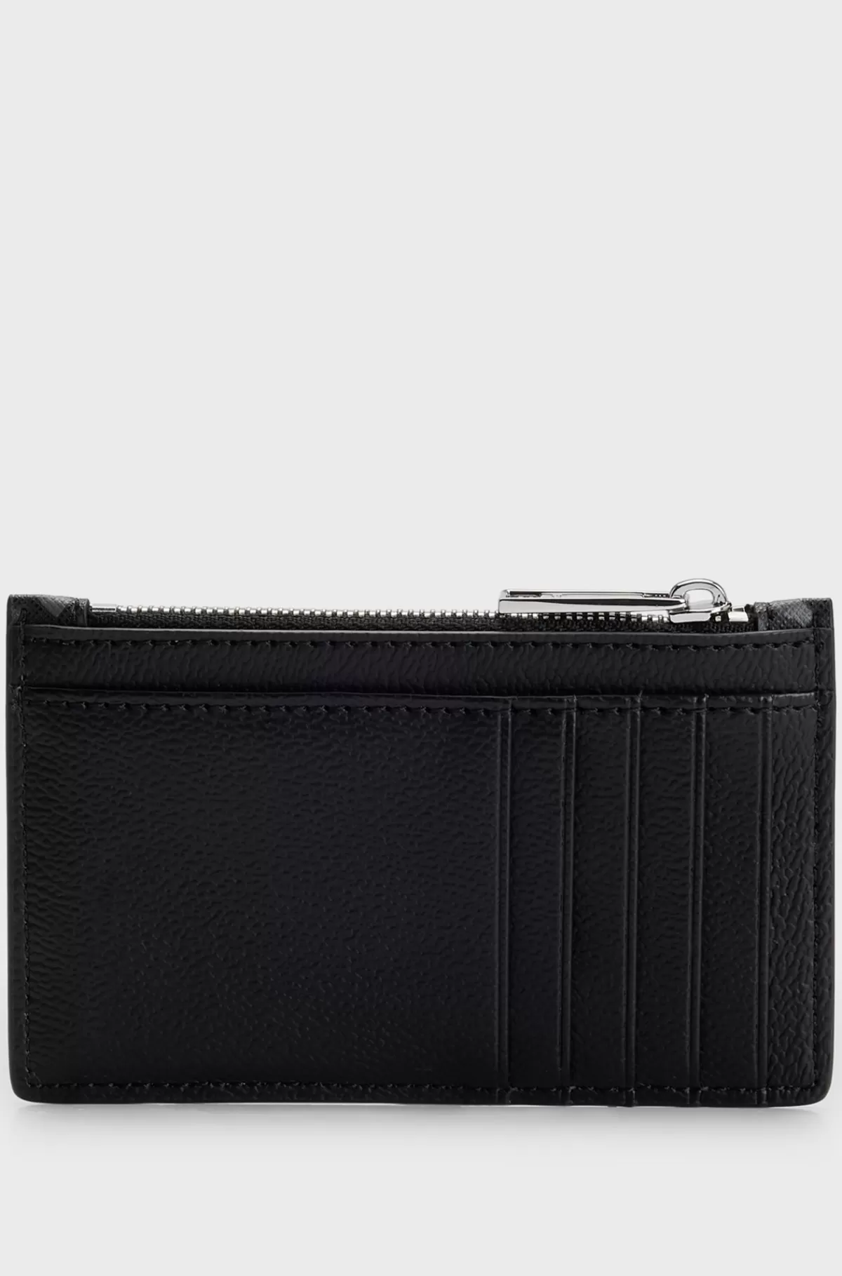 HUGO BOSS Kortholder Med Monogrampanel Og Møntlomme Med Lynlås Sort Flash Sale