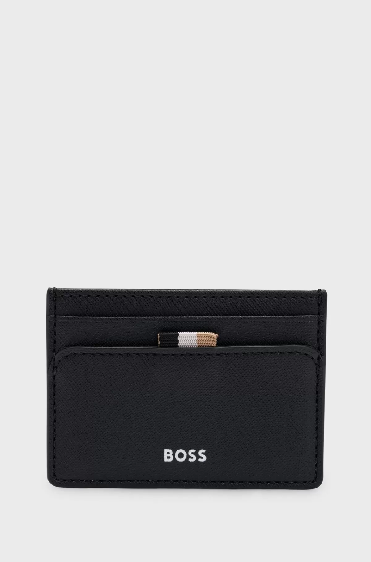 HUGO BOSS Kortholder Med Signaturstribe Og Logodetalje Sort Best