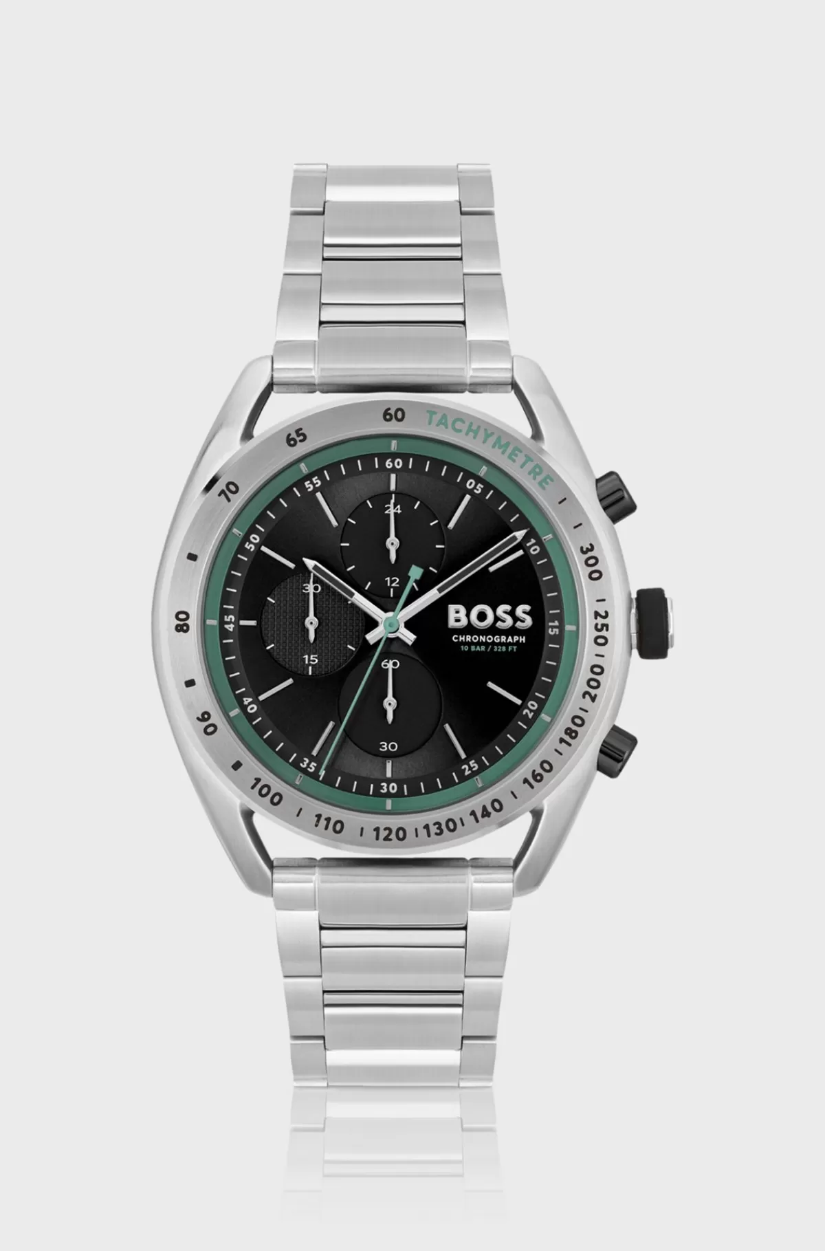 HUGO BOSS Kronografur Med Sub-registre Og Lænkerem Sølv Sale
