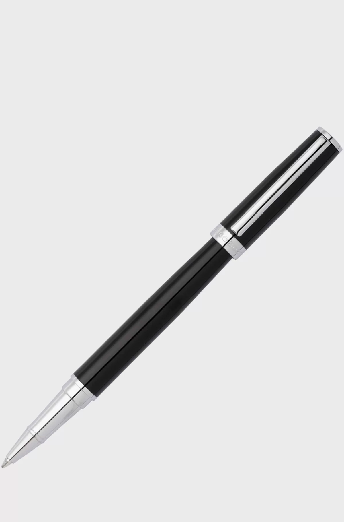 HUGO BOSS Kuglepen Med Blank, Lak Og Logoring Sort Best Sale
