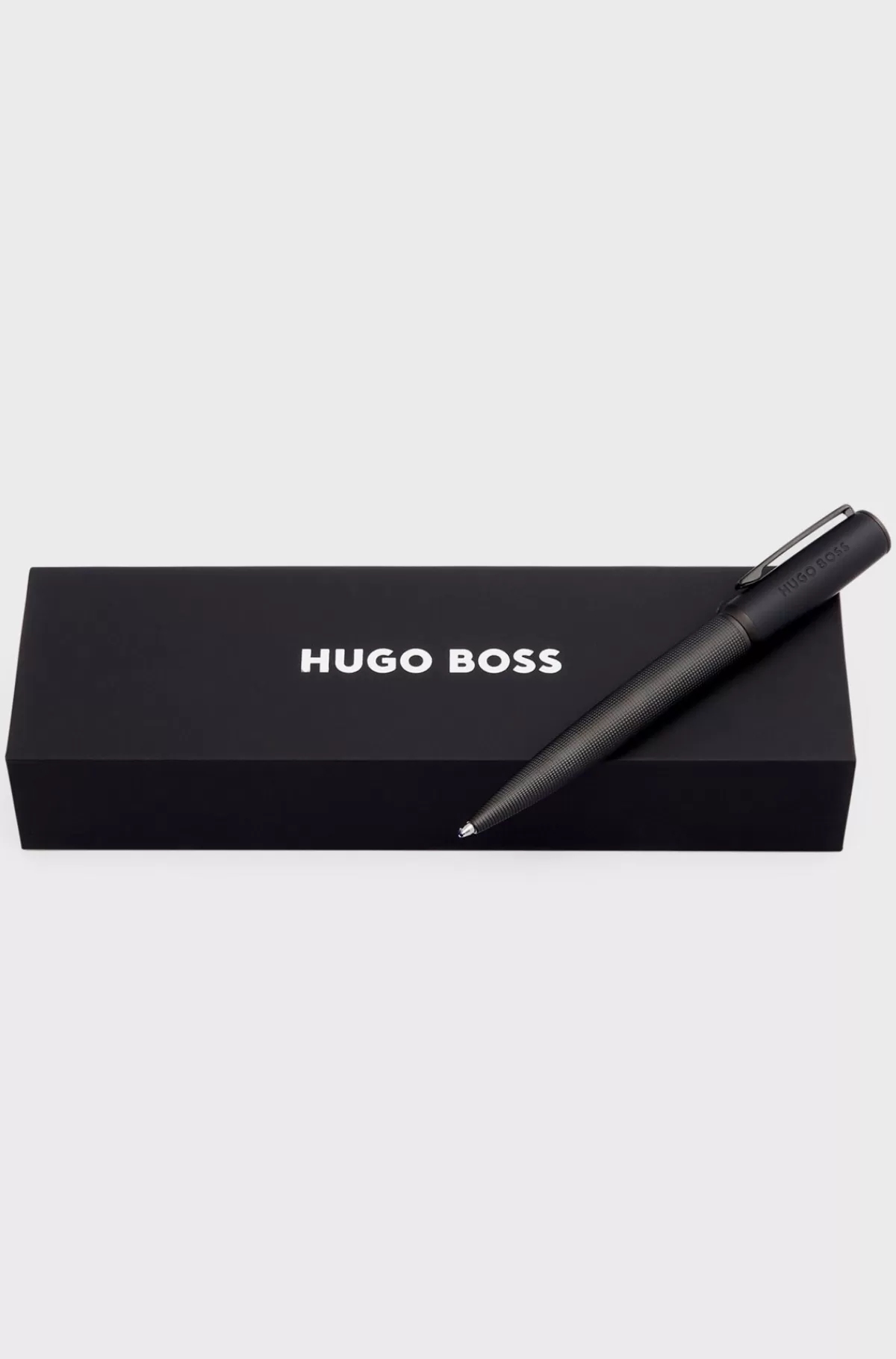 HUGO BOSS Kuglepen Med Forskellige Teksturer Og Brandet Hætte Sort Online
