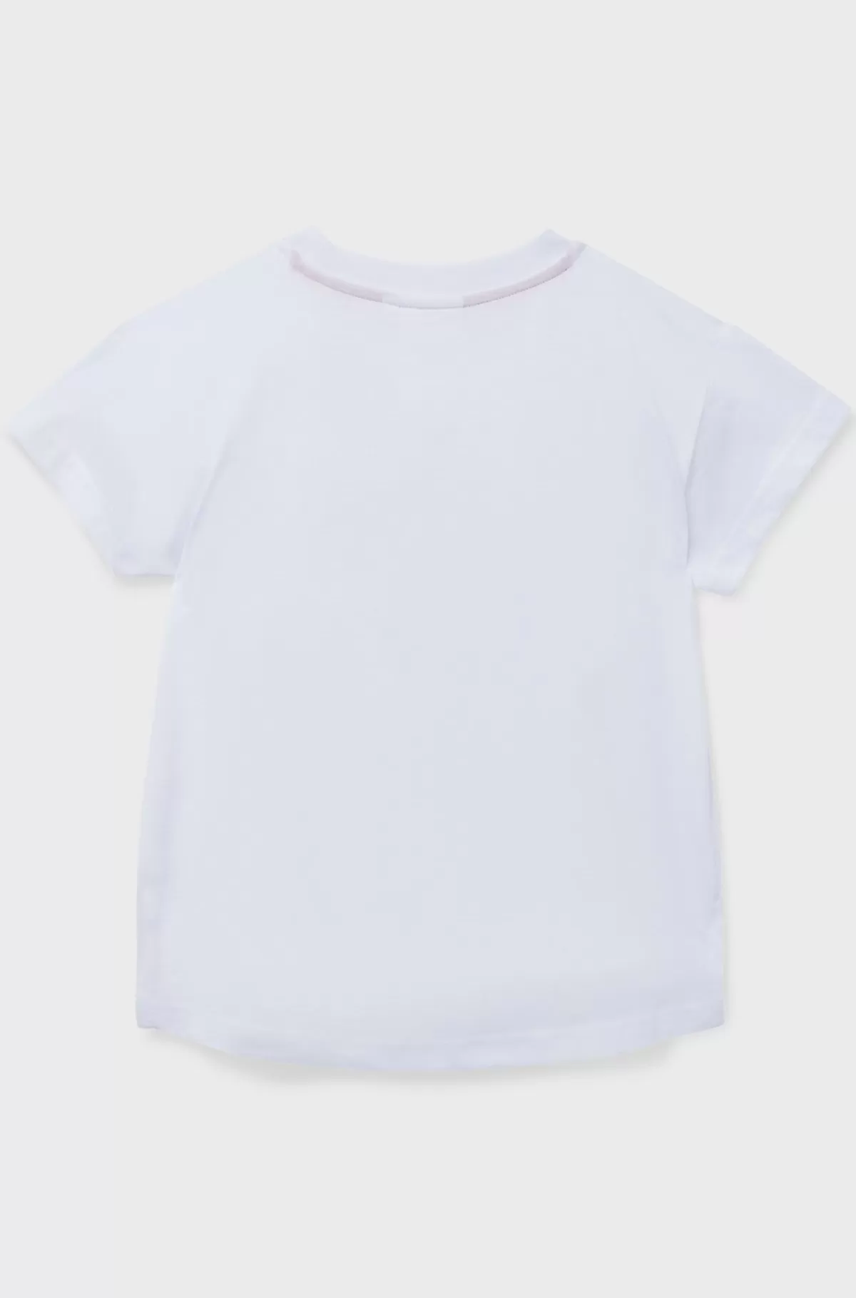 HUGO BOSS Løstsiddende T-shirt Til Børn I Bomuld Med Logo I Tusch-stil Hvid Best