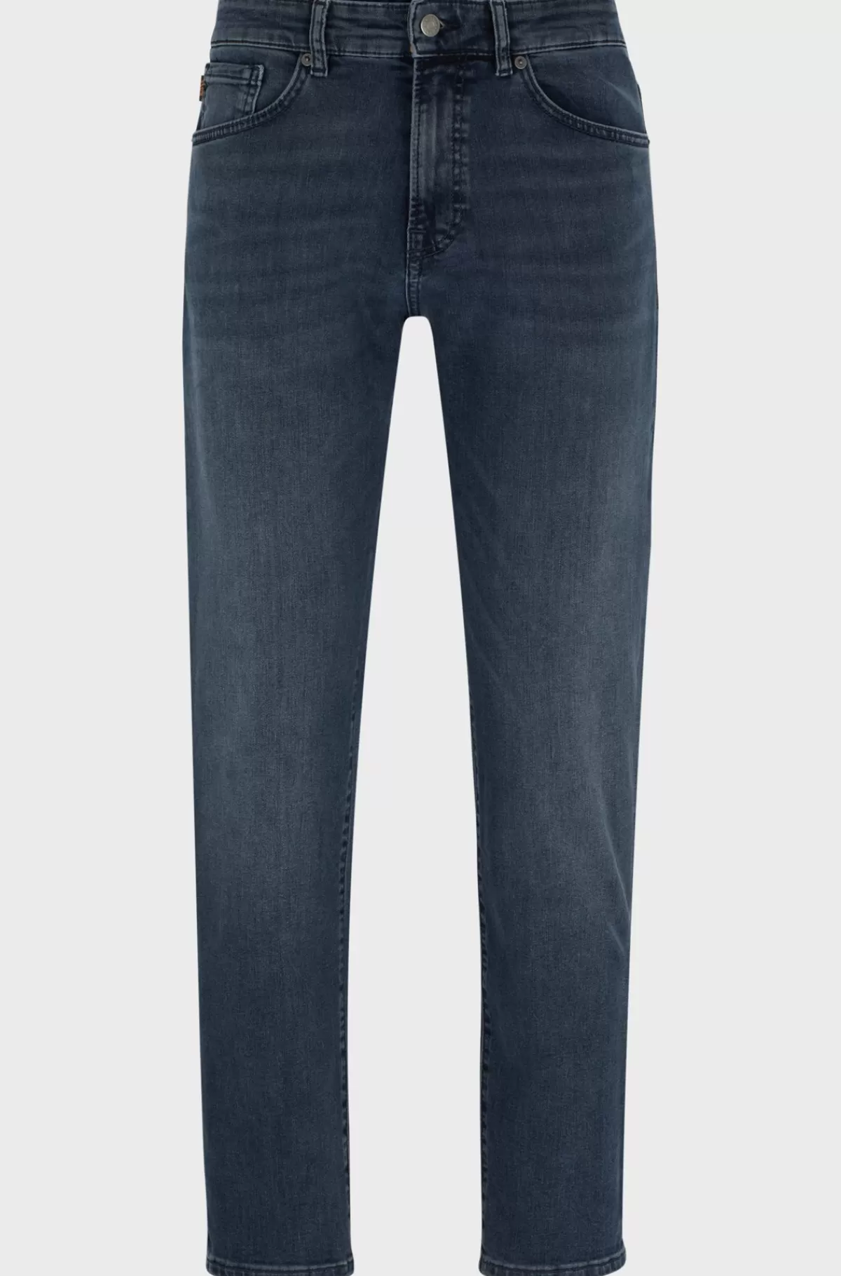 HUGO BOSS Maine Regular Fit Jeans I Ekstra Blød Og Smidig Blåsort Denim Mørkeblå Outlet