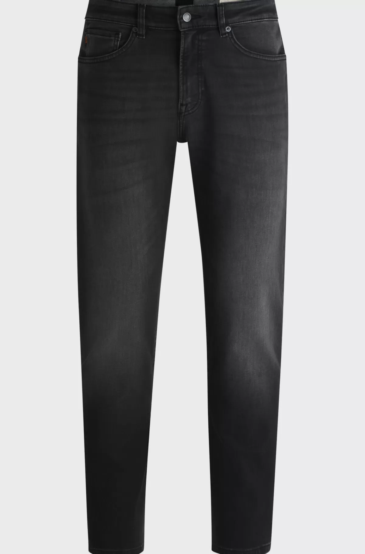 HUGO BOSS Maine-jeans Med Regular Fit I Denim Med Ekstra Stræk Sort Hot