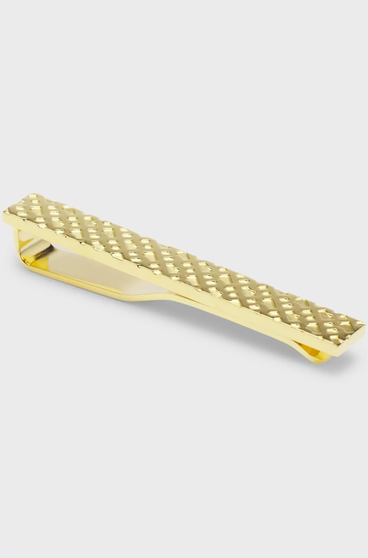 HUGO BOSS Monogrammønstret Slipsenål I Messing Guld Clearance