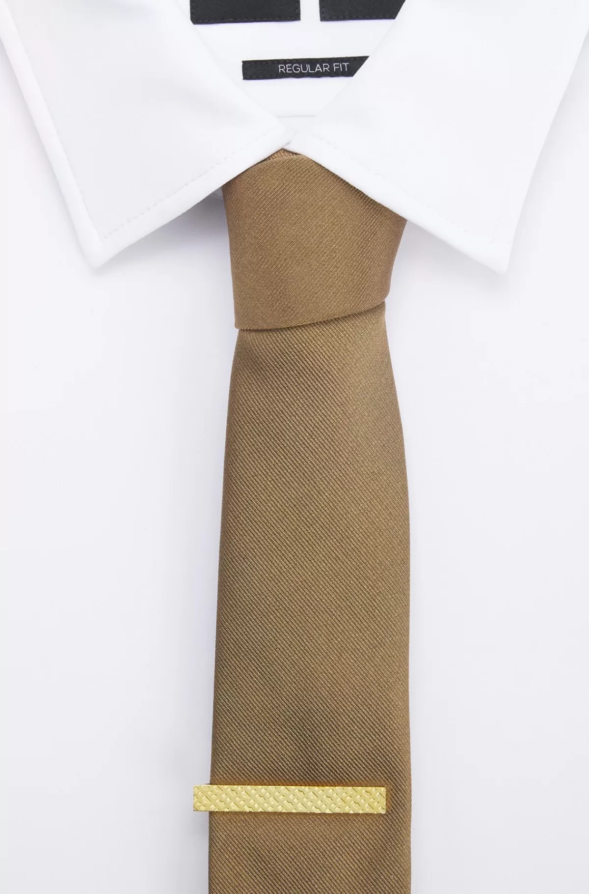 HUGO BOSS Monogrammønstret Slipsenål I Messing Guld Clearance