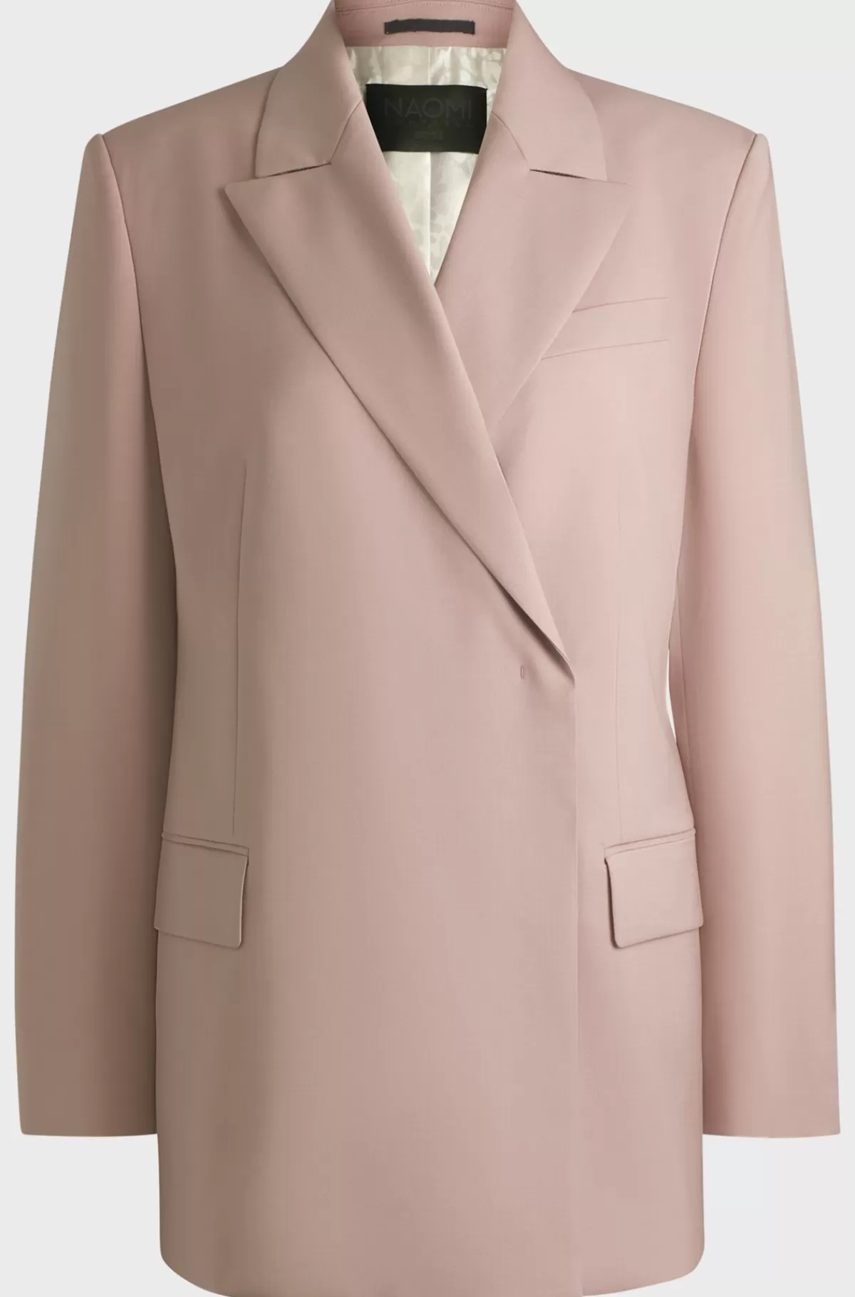 HUGO BOSS NAOMI X BOSS-blazer Med Relaxed Fit I Uld Med Naturligt Stræk Lys pink Discount