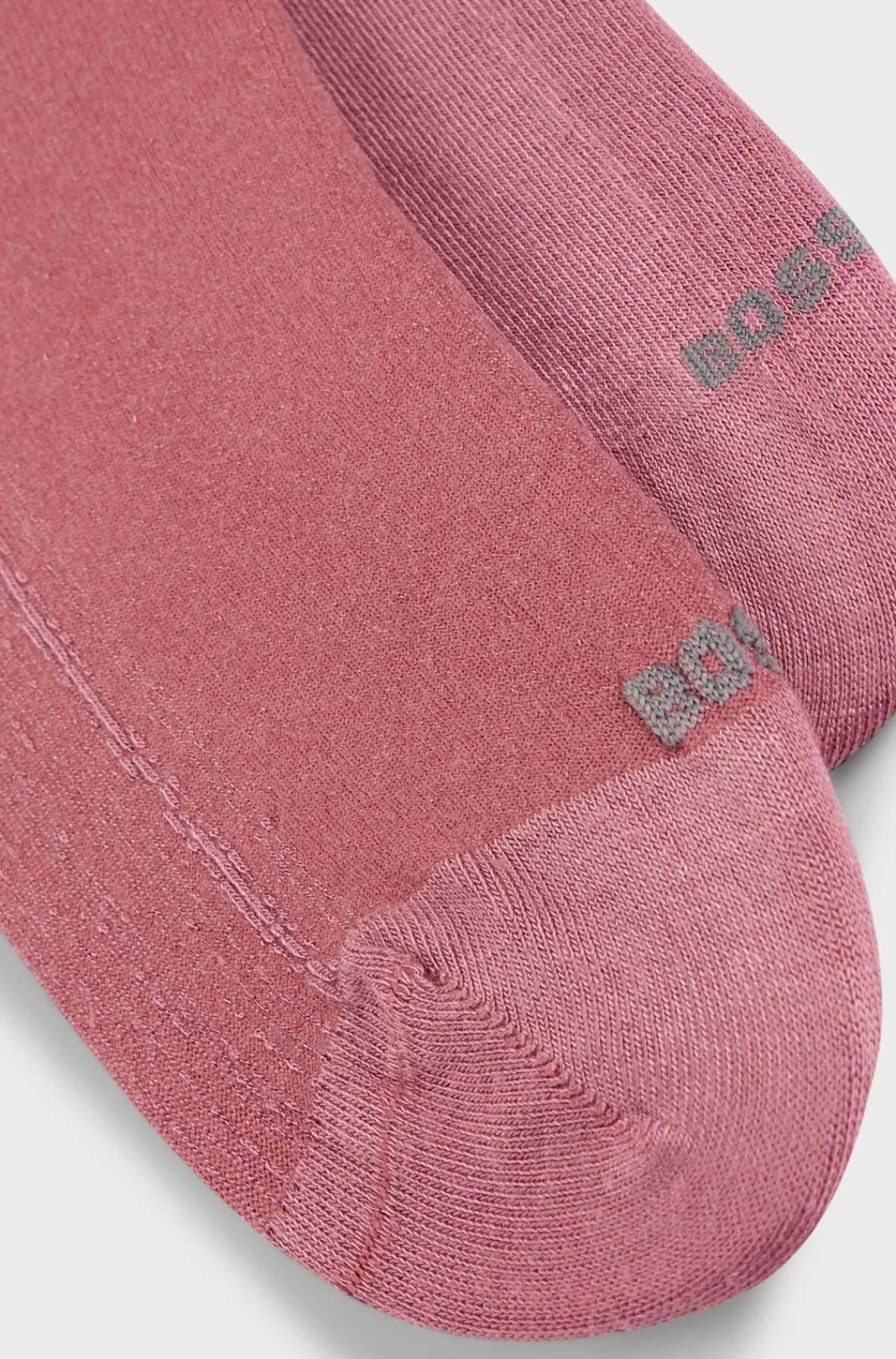 HUGO BOSS Pakke Med To Par Strømper Med Kort Længde I Garn Med Stræk Pink Online