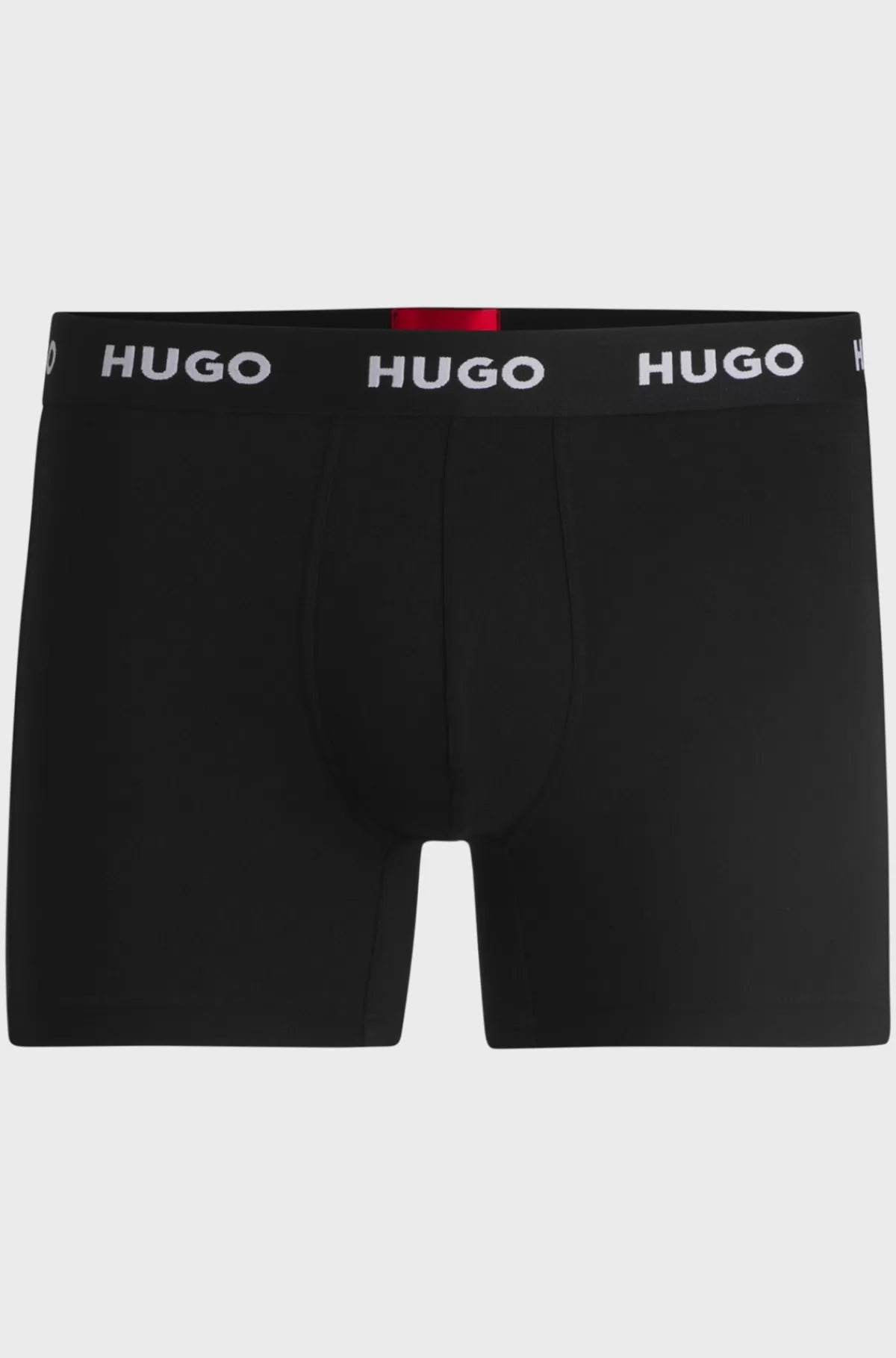 HUGO BOSS Pakke Med Tre Par Boxer-underbukser I Bomuld Med Stræk Med Logo-linning Sort Discount