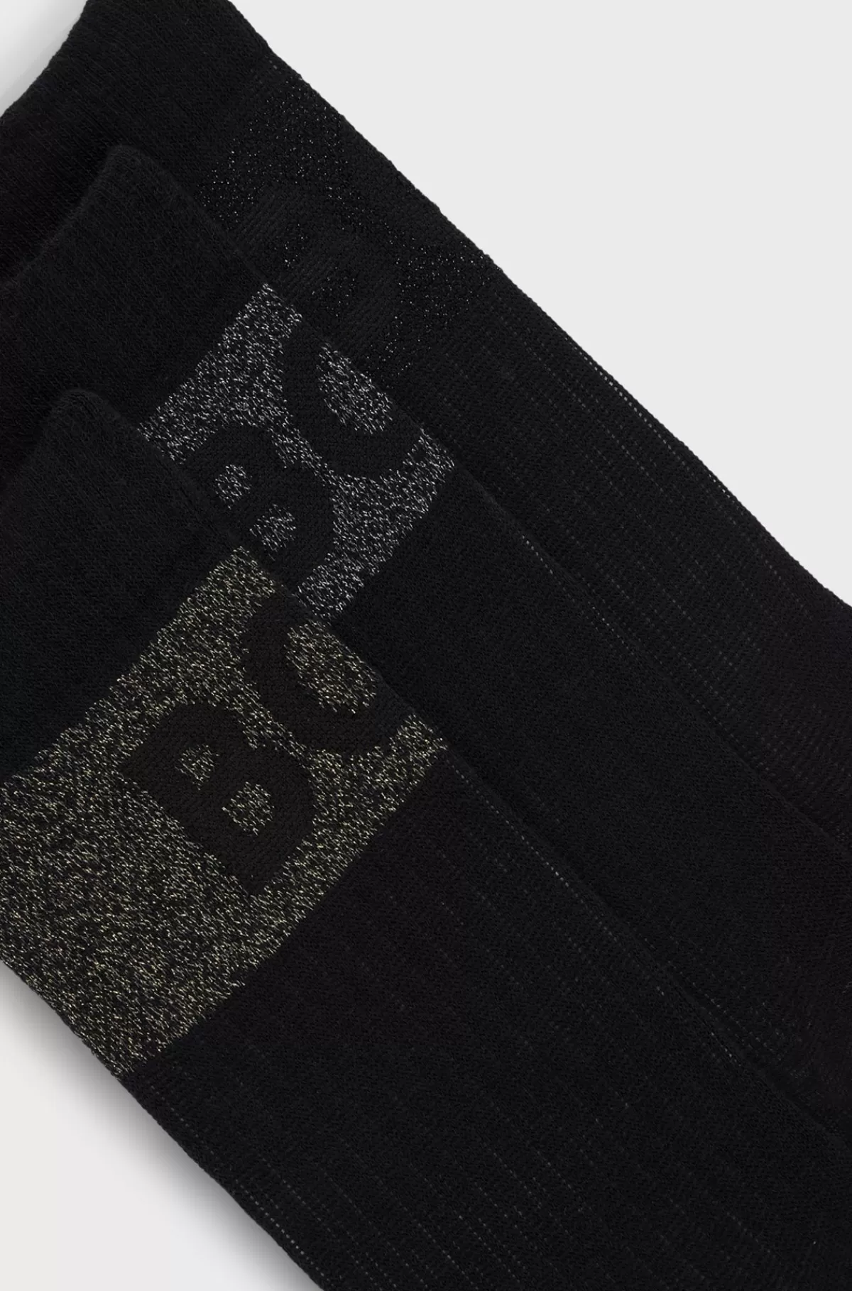 HUGO BOSS Pakke Med Tre Par Korte Sokker I Bomuldsblanding Med Logoer Sort Best