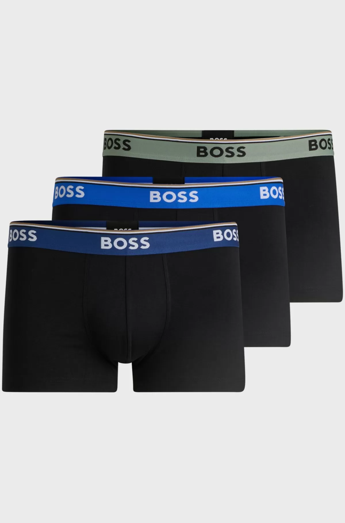 HUGO BOSS Pakke Med Tre Par Underbukser I Bomuld Med Stræk Og Linning Med Logo Sort Shop