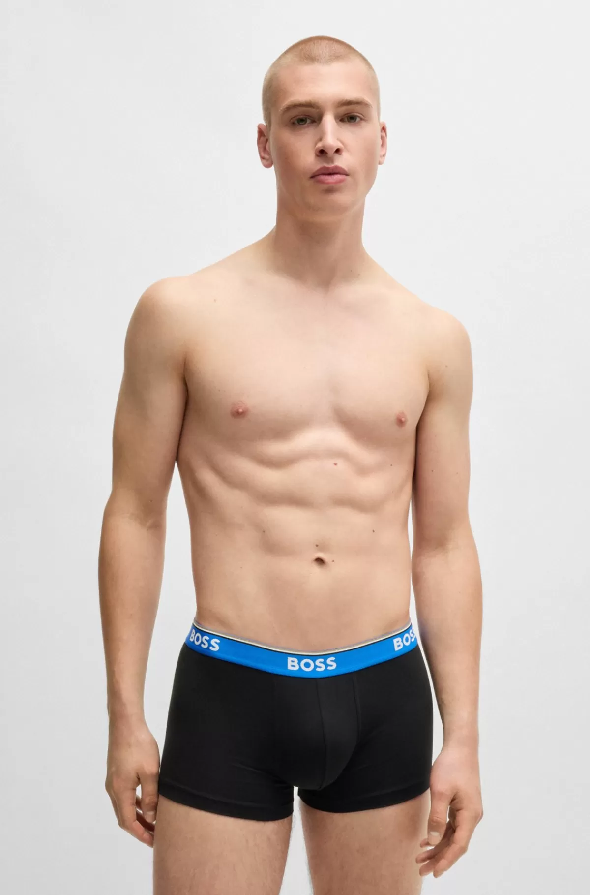 HUGO BOSS Pakke Med Tre Par Underbukser I Bomuld Med Stræk Og Linning Med Logo Sort Shop