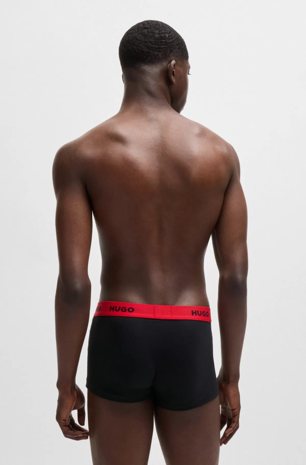 HUGO BOSS Pakke Med Tre Par Underbukser I Bomuld Med Stræk Og Linning Med Logo Hvid/sort Store