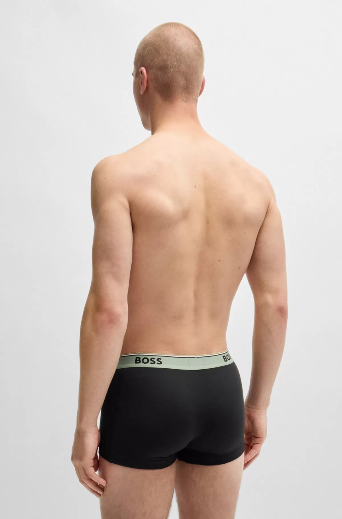 HUGO BOSS Pakke Med Tre Par Underbukser I Bomuld Med Stræk Og Linning Med Logo Sort Shop