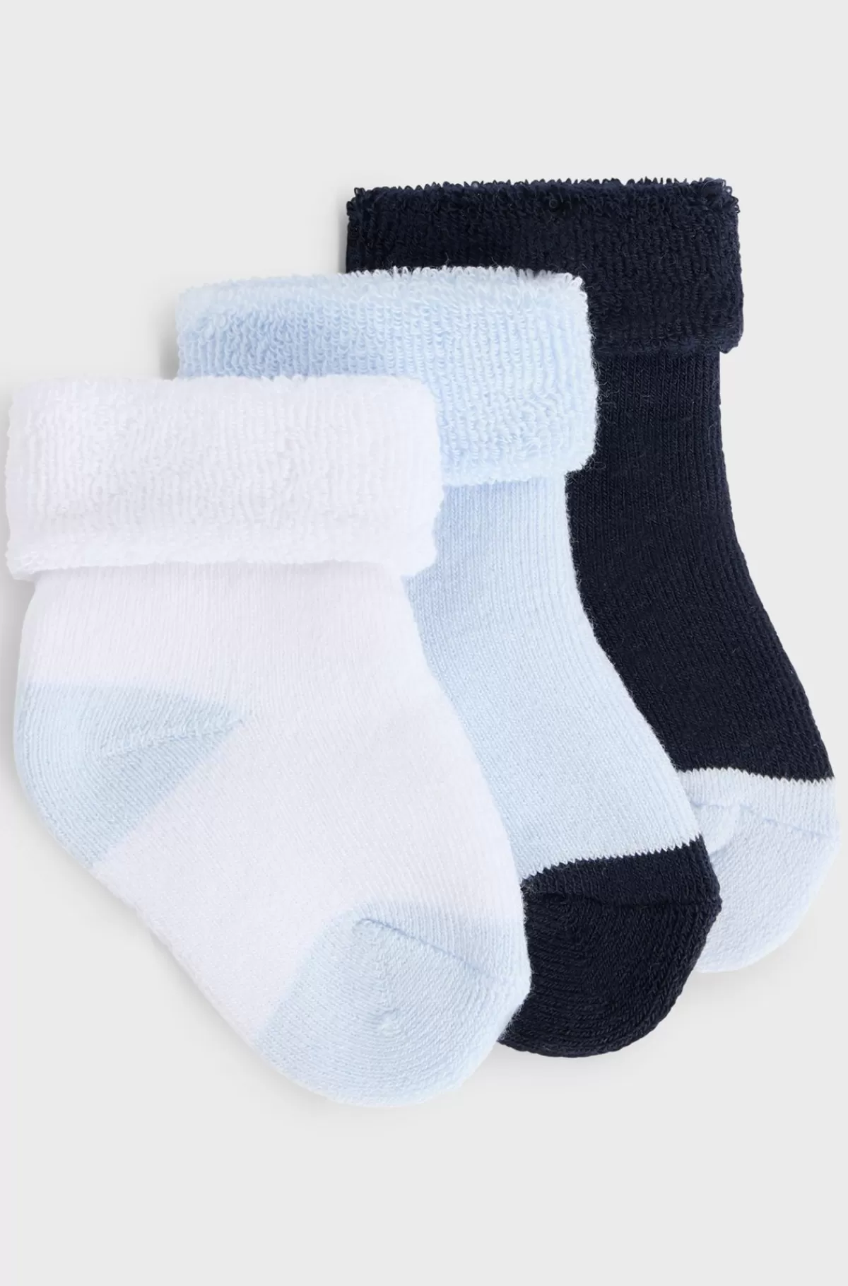 HUGO BOSS Pakke Med Tre Sokker Til Babyer Med Brandet Sål Blå Online
