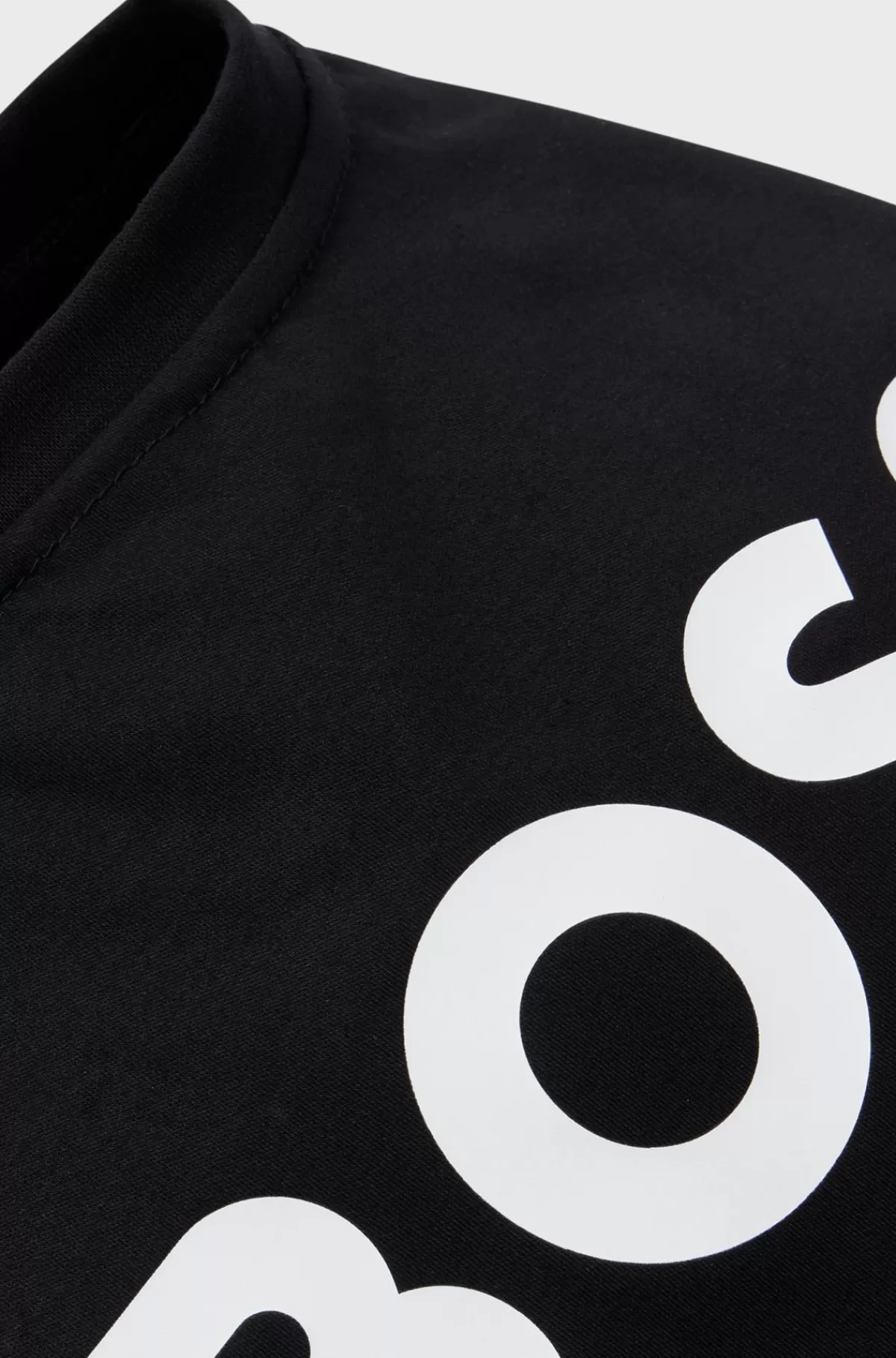 HUGO BOSS Poloshirt Til Hunde I Merceriseret Bomuld Og Med Logo I Kontrastfarve Sort Shop