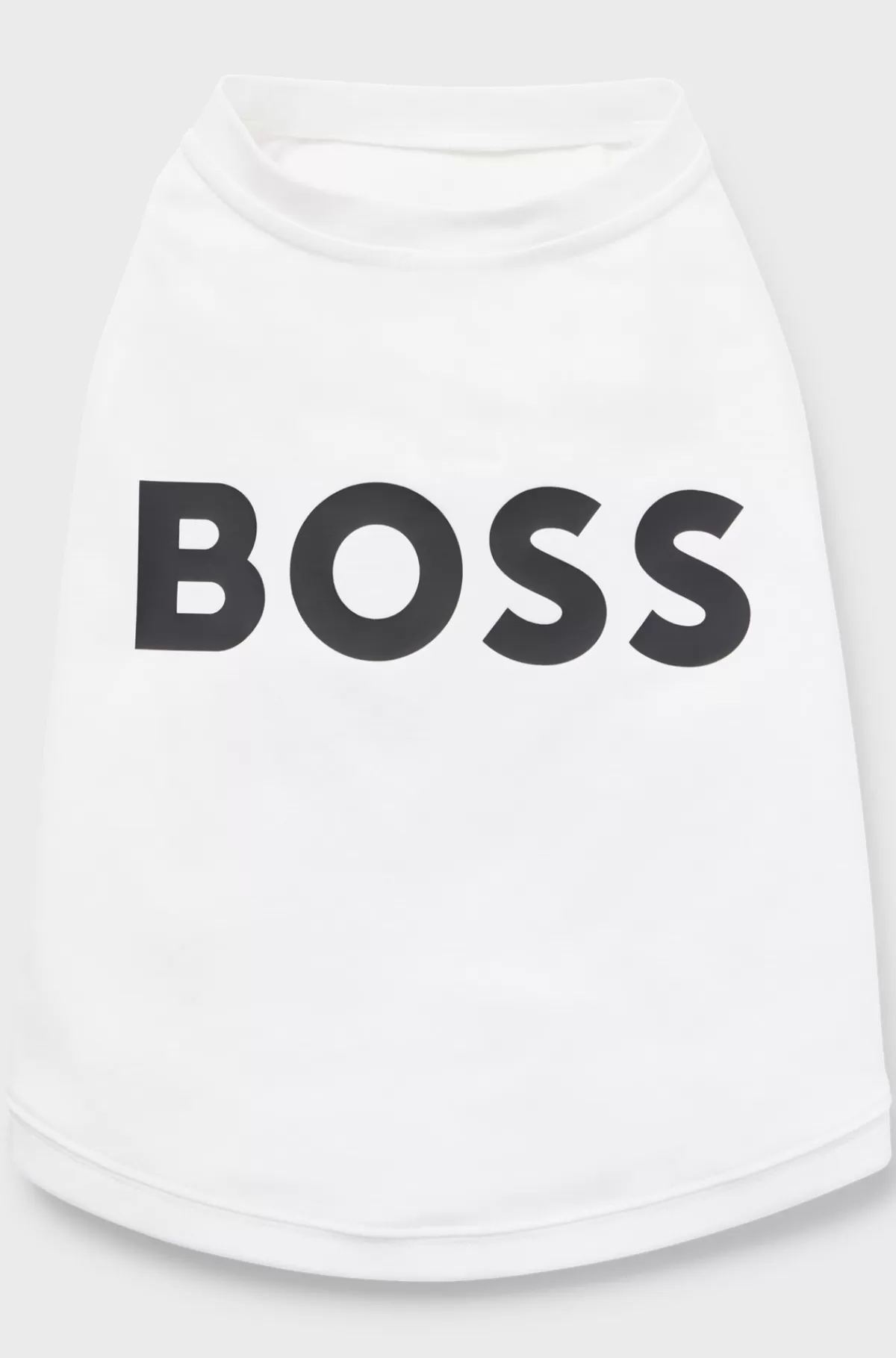 HUGO BOSS Poloshirt Til Hunde I Merceriseret Bomuld Og Med Logo I Kontrastfarve Hvid Clearance