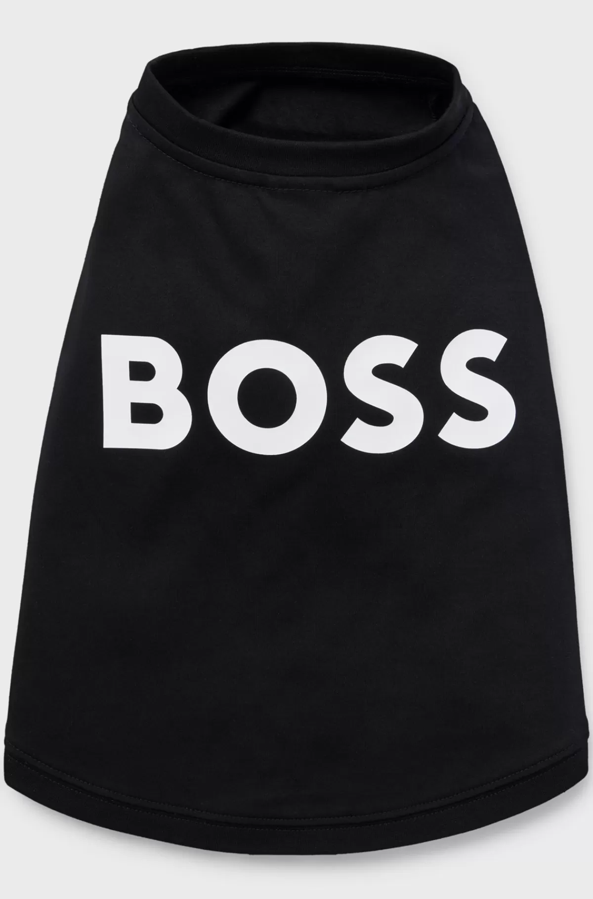 HUGO BOSS Poloshirt Til Hunde I Merceriseret Bomuld Og Med Logo I Kontrastfarve Sort Shop