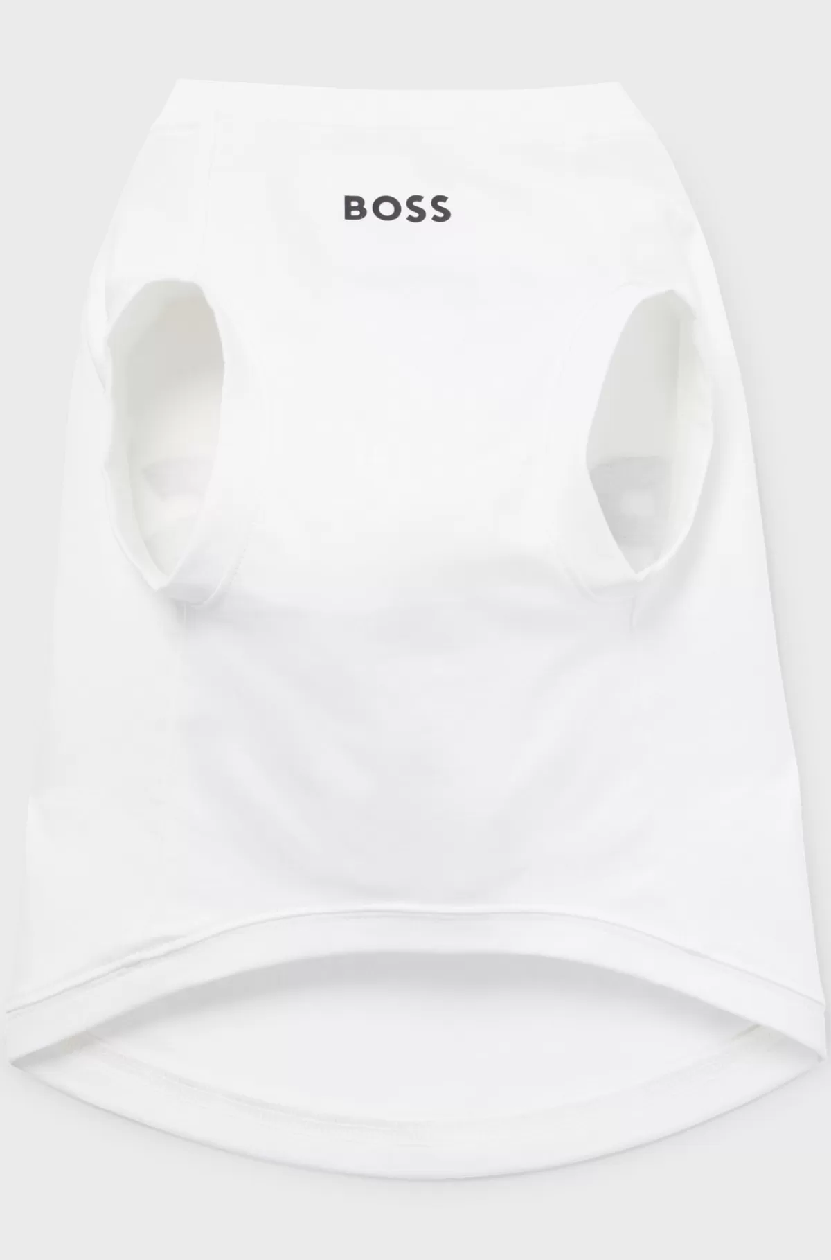 HUGO BOSS Poloshirt Til Hunde I Merceriseret Bomuld Og Med Logo I Kontrastfarve Hvid Clearance
