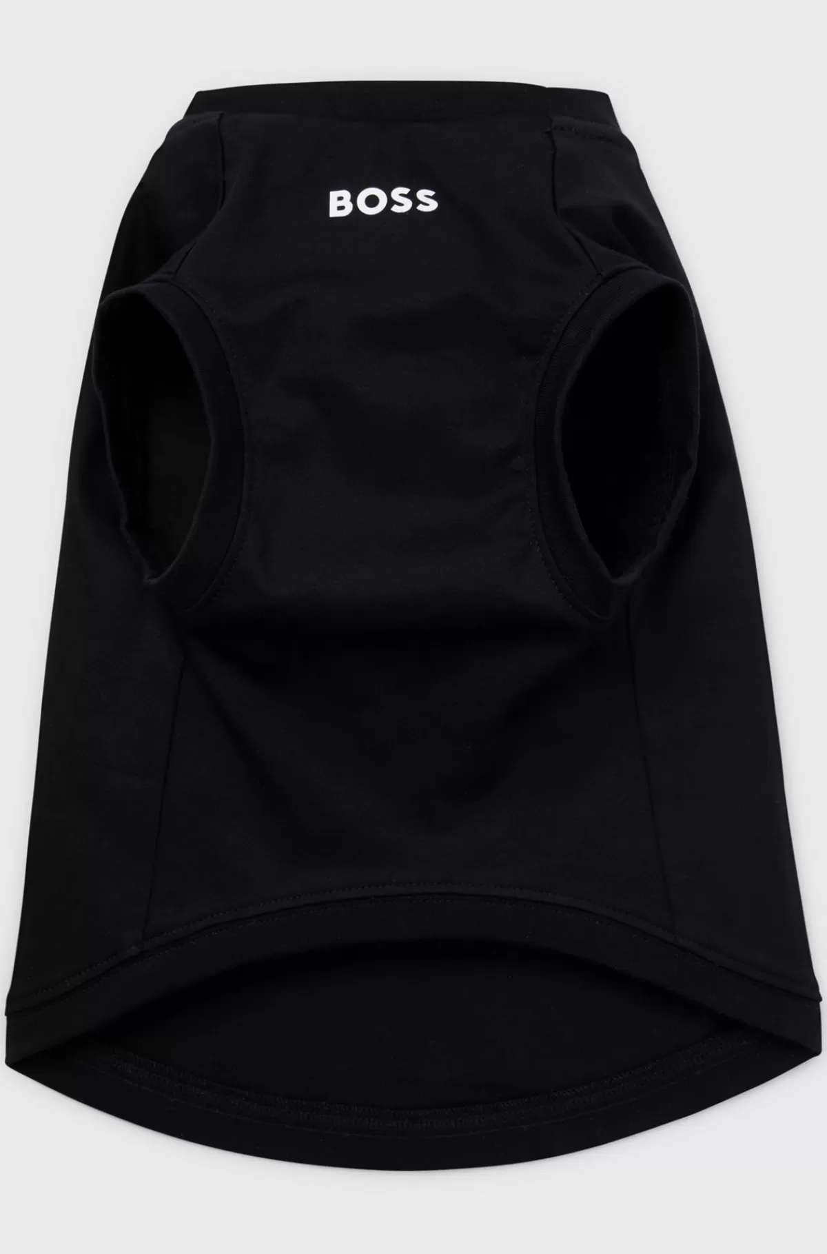 HUGO BOSS Poloshirt Til Hunde I Merceriseret Bomuld Og Med Logo I Kontrastfarve Sort Shop