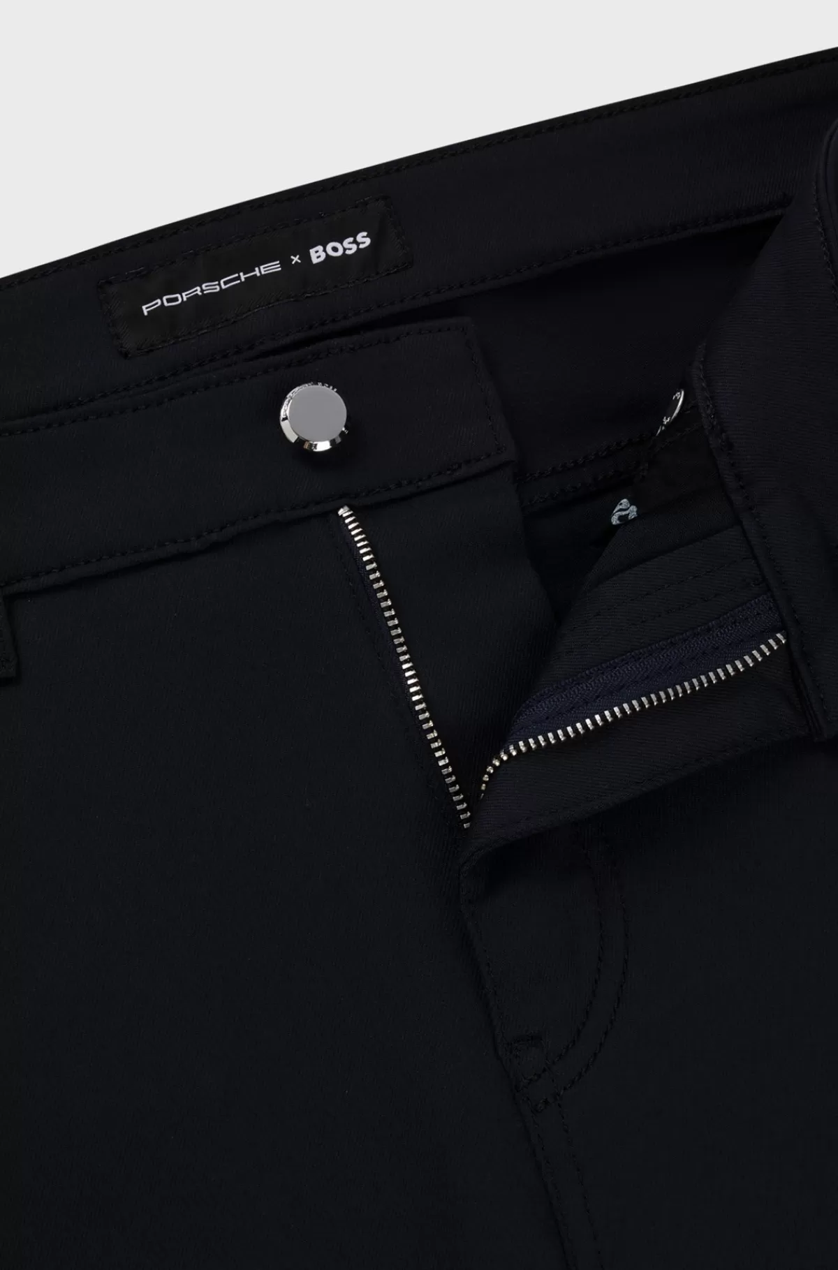HUGO BOSS Porsche X BOSS Jeans Med Tapered Fit I Performance-denim Mørkeblå Online