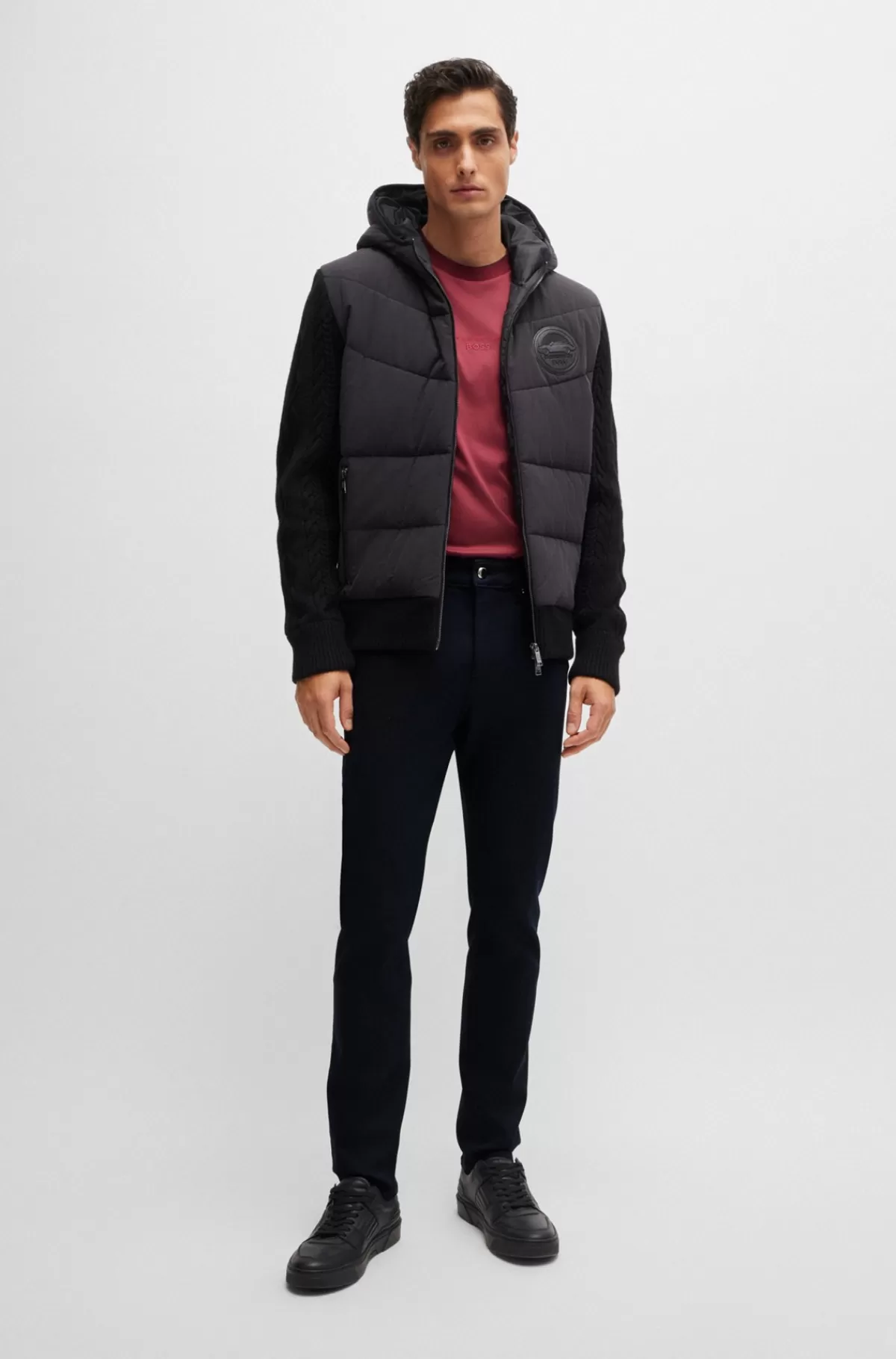 HUGO BOSS Porsche X BOSS Jeans Med Tapered Fit I Performance-denim Mørkeblå Online