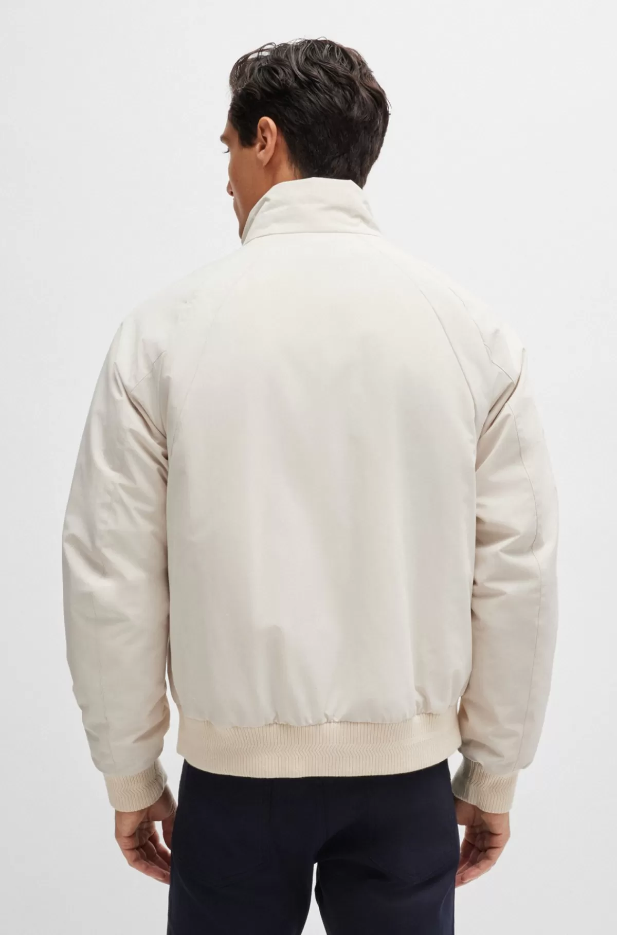 HUGO BOSS Porsche X BOSS Vandskyende Jakke Med Særlig Branding Naturlig Hot