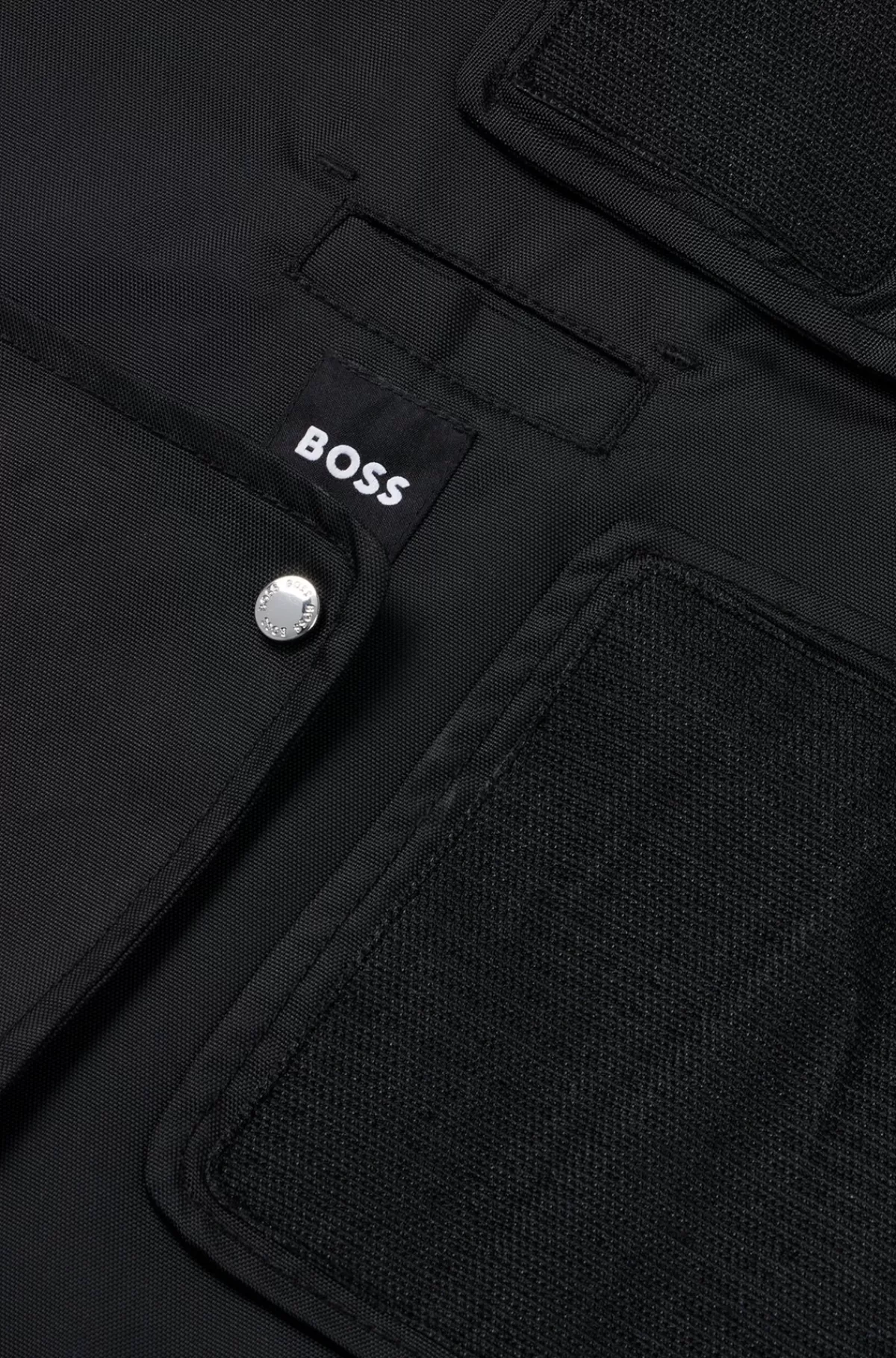 HUGO BOSS Regnfrakke Til Hunde I Vandtæt Materiale Med Logo I Kontrastfarve Sort Clearance