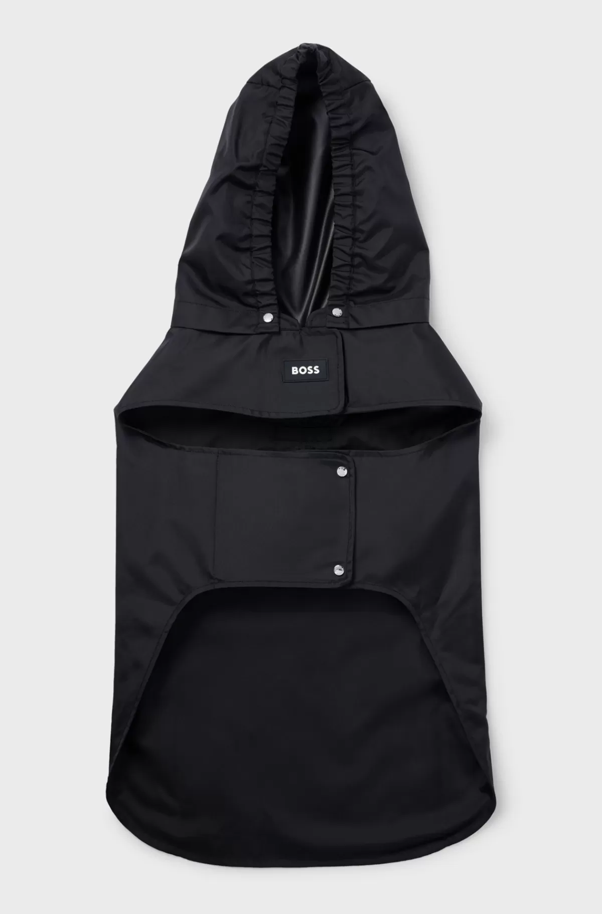 HUGO BOSS Regnfrakke Til Hunde I Vandtæt Materiale Med Logo I Kontrastfarve Sort Clearance
