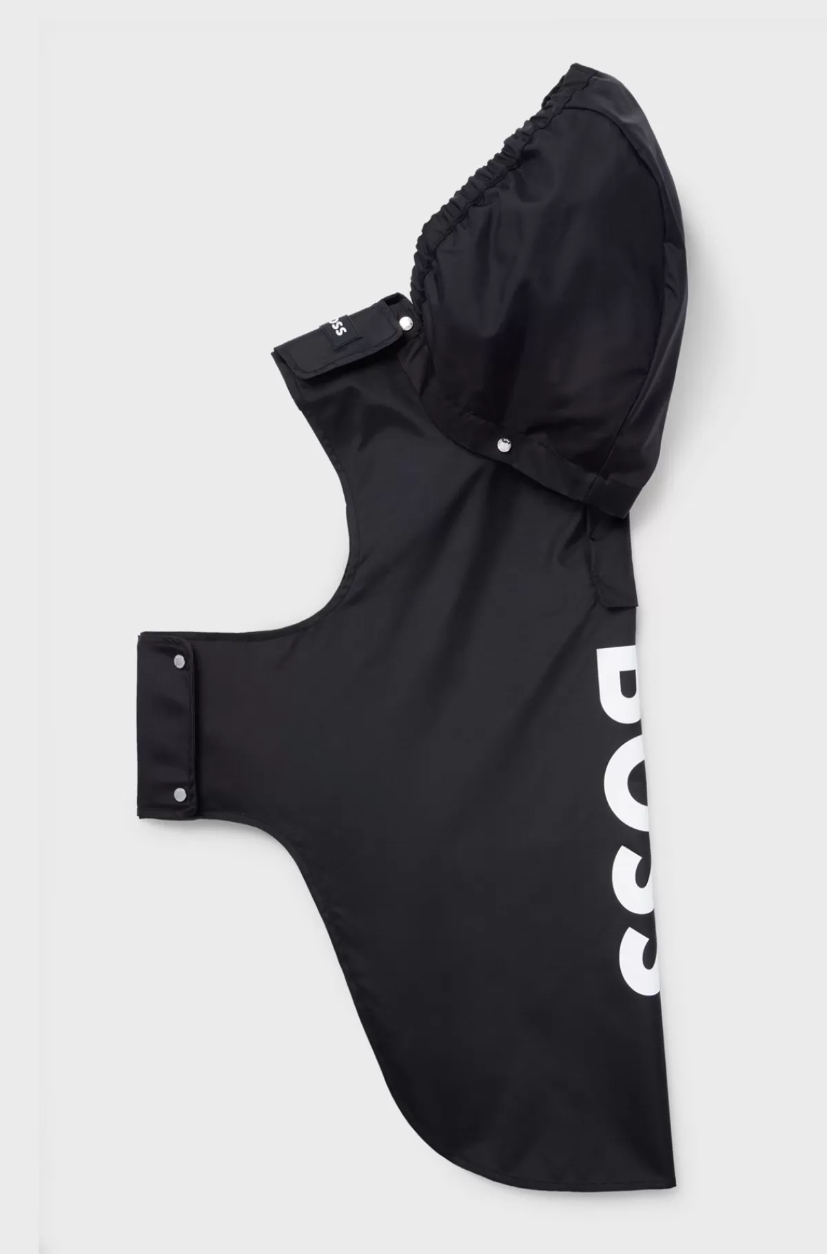 HUGO BOSS Regnfrakke Til Hunde I Vandtæt Materiale Med Logo I Kontrastfarve Sort Clearance