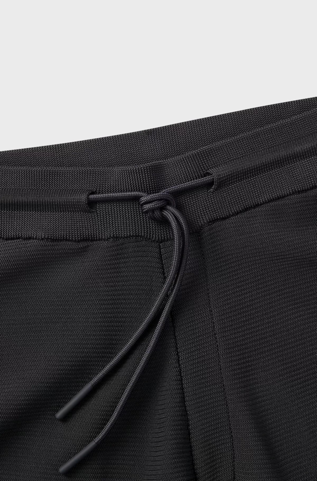 HUGO BOSS Regular Fit Shorts I Stof Med Stræk Samt Logo Mørkegrå Store