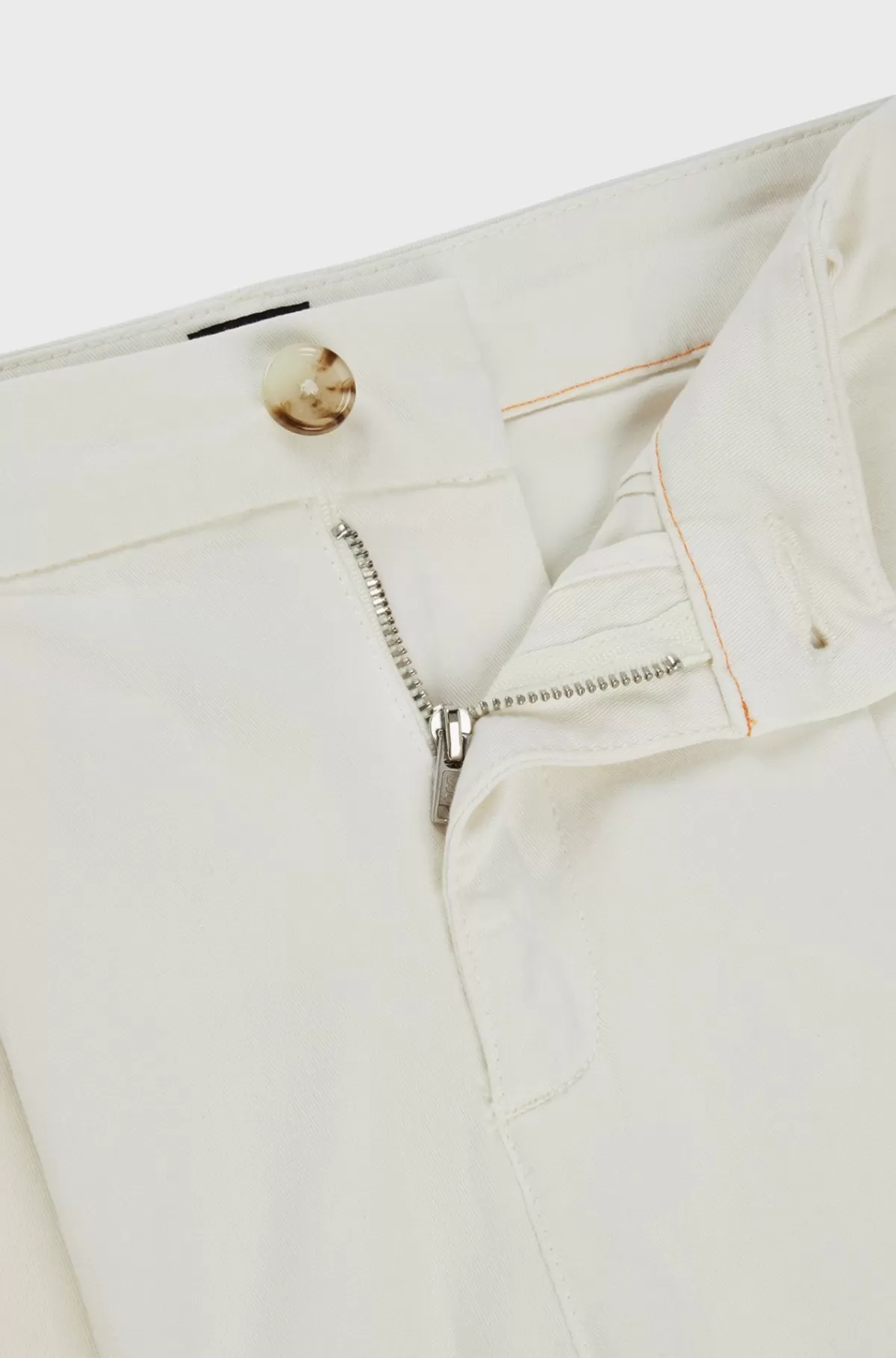 HUGO BOSS Relaxed Fit Shorts I Bomuld Med Stræk Og Høj Talje Naturlig Best