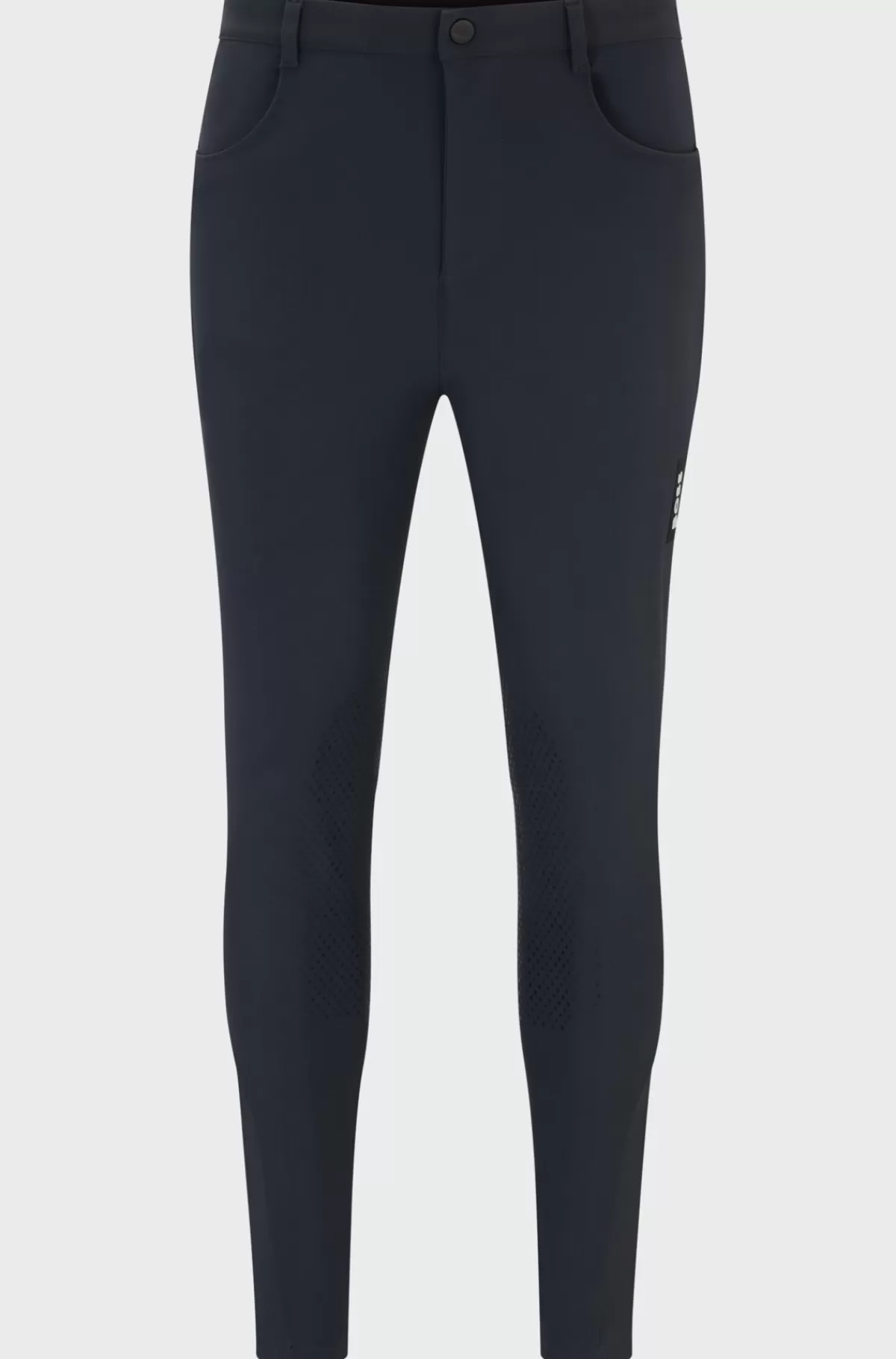 HUGO BOSS Ridebukser Med Knægrip Til Hestesport I Materiale Med Ekstra Stræk Grå New