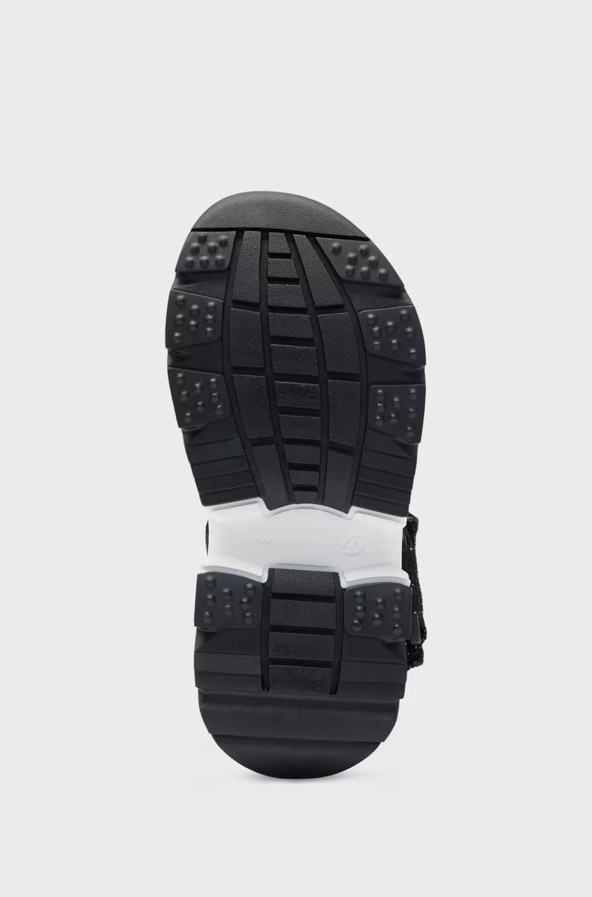 HUGO BOSS Sandaler Til Børn I To Toner Med Brandet Rem Sort Outlet