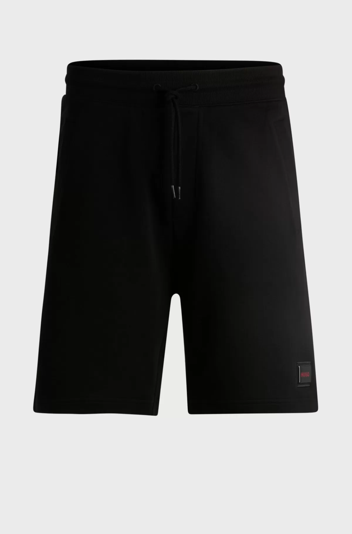 HUGO BOSS Shorts Af Sweatkvalitet Af Bomuld Med Relaxed Fit Og Logo Sort Best