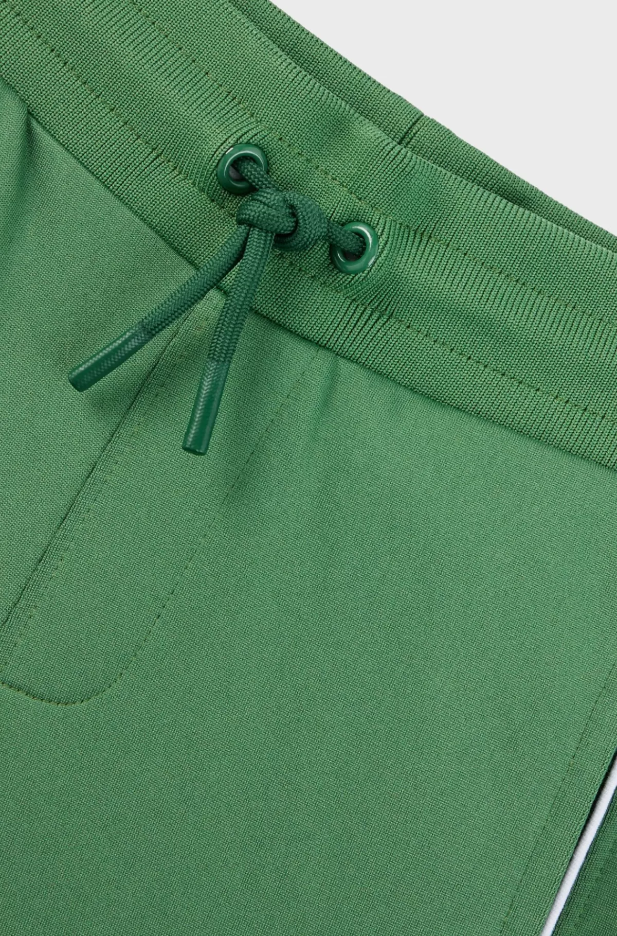 HUGO BOSS Shorts Med Træksnor Og Broderet Logo Til Børn Mørkegrøn Clearance