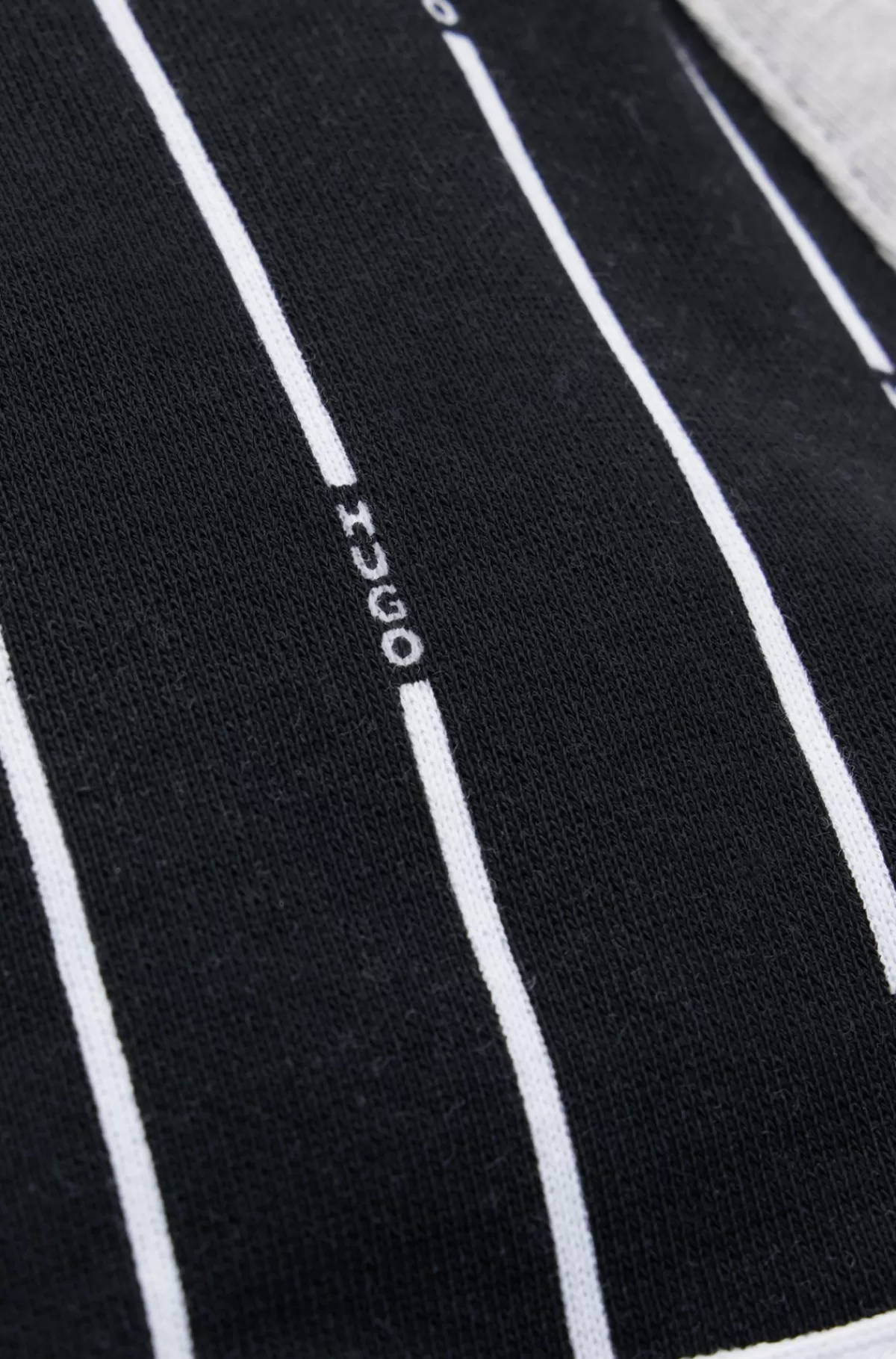 HUGO BOSS Shorts Til Børn I Bomuldsblanding Med Logoer På Benet Sort Online