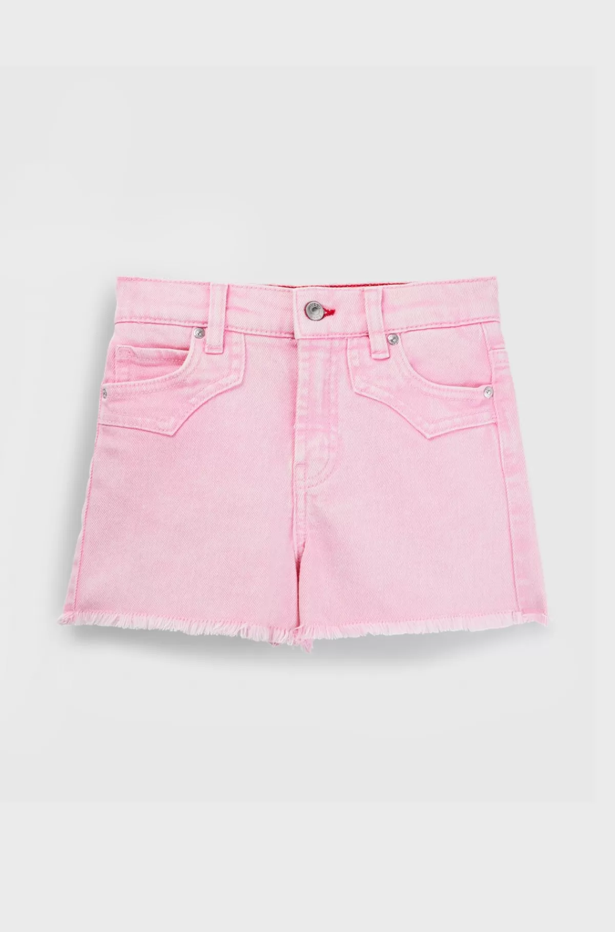 HUGO BOSS Shorts Til Børn I Denim Med Stræk Med Western-inspirerede Syninger Pink Sale