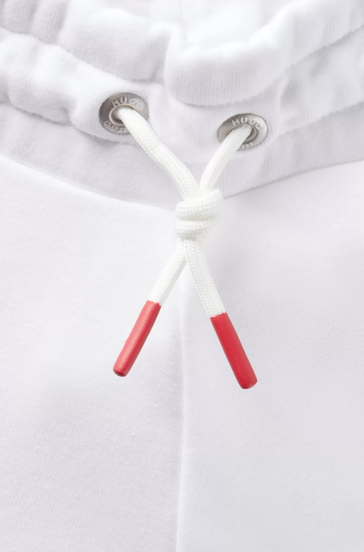 HUGO BOSS Shorts Til Børn I Fransk Frotté Med Logodetalje Hvid Hot