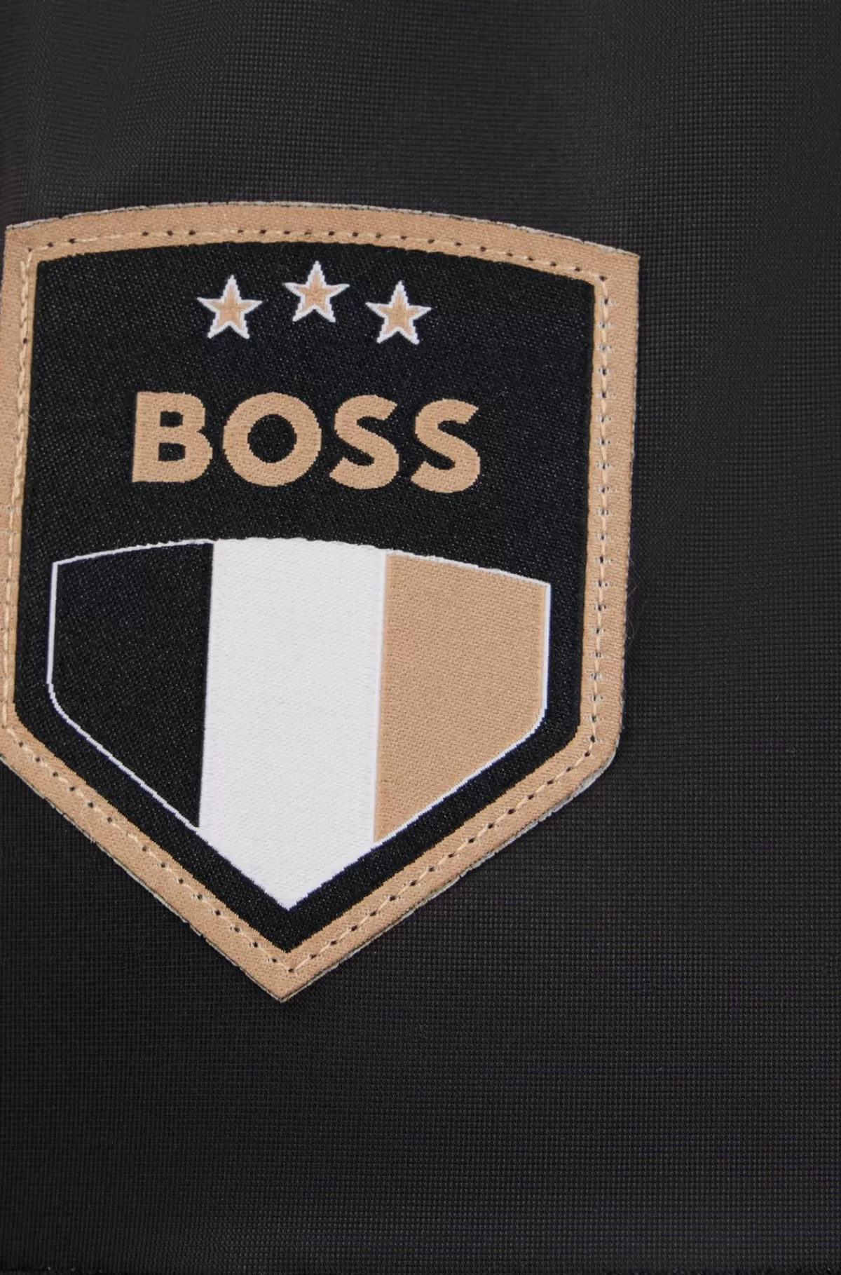 HUGO BOSS Shorts Til Børn I Stof Med Stræk Og Gradueret Motiv Sort Sale