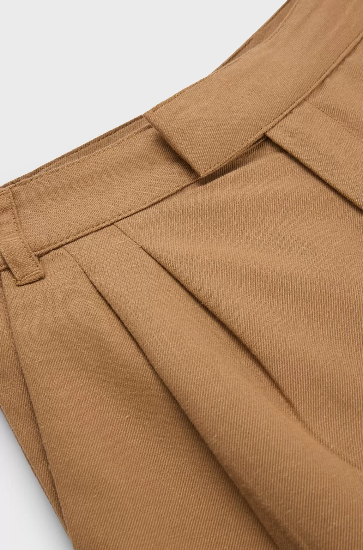 HUGO BOSS Shorts Til Børn Med Loose Fit I Twillvævet Bomuldsblanding Brun Online