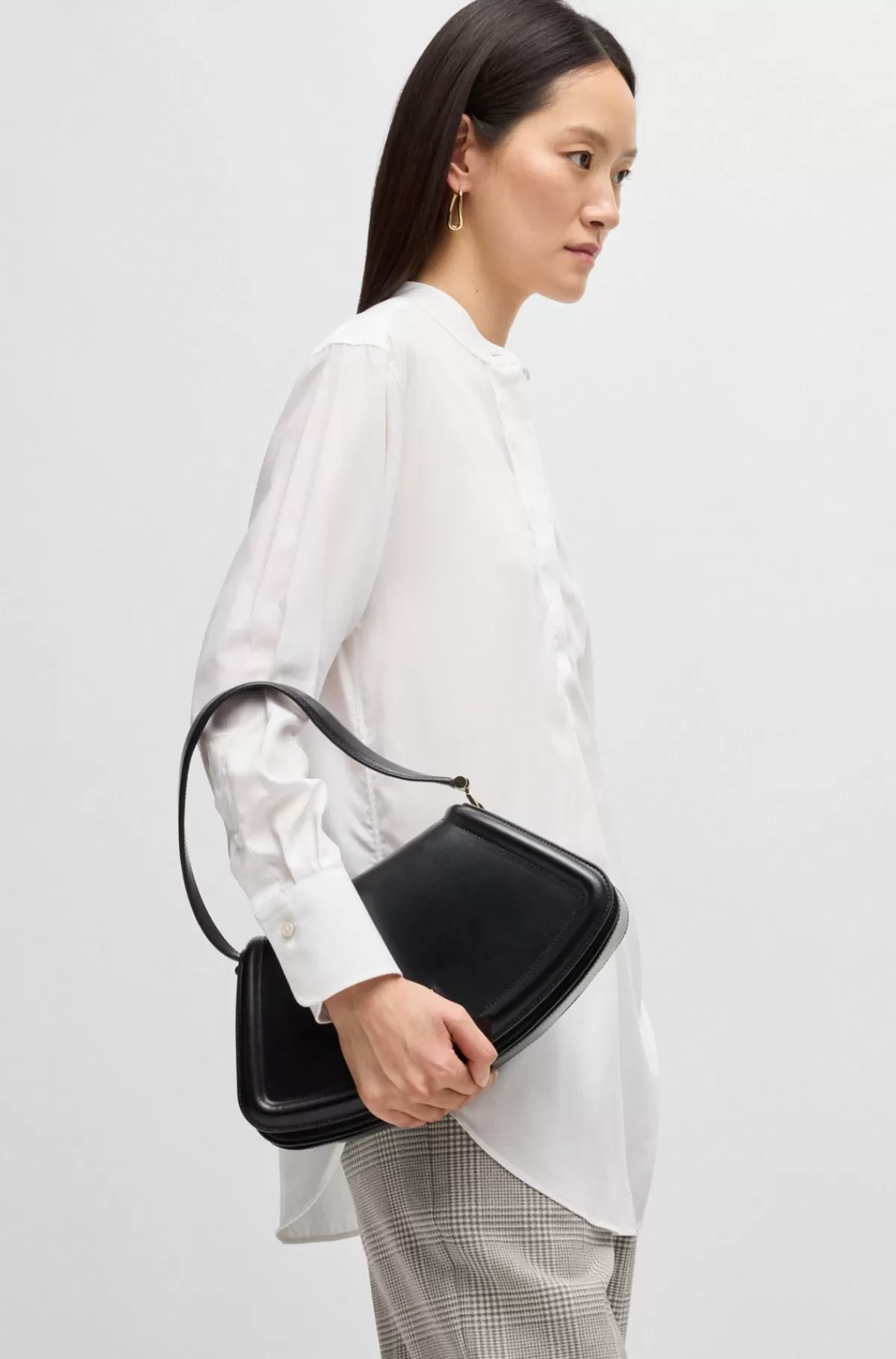 HUGO BOSS Skjorte Med Relaxed Fit I Poplin, Der Er Nemt At Stryge Hvid Fashion