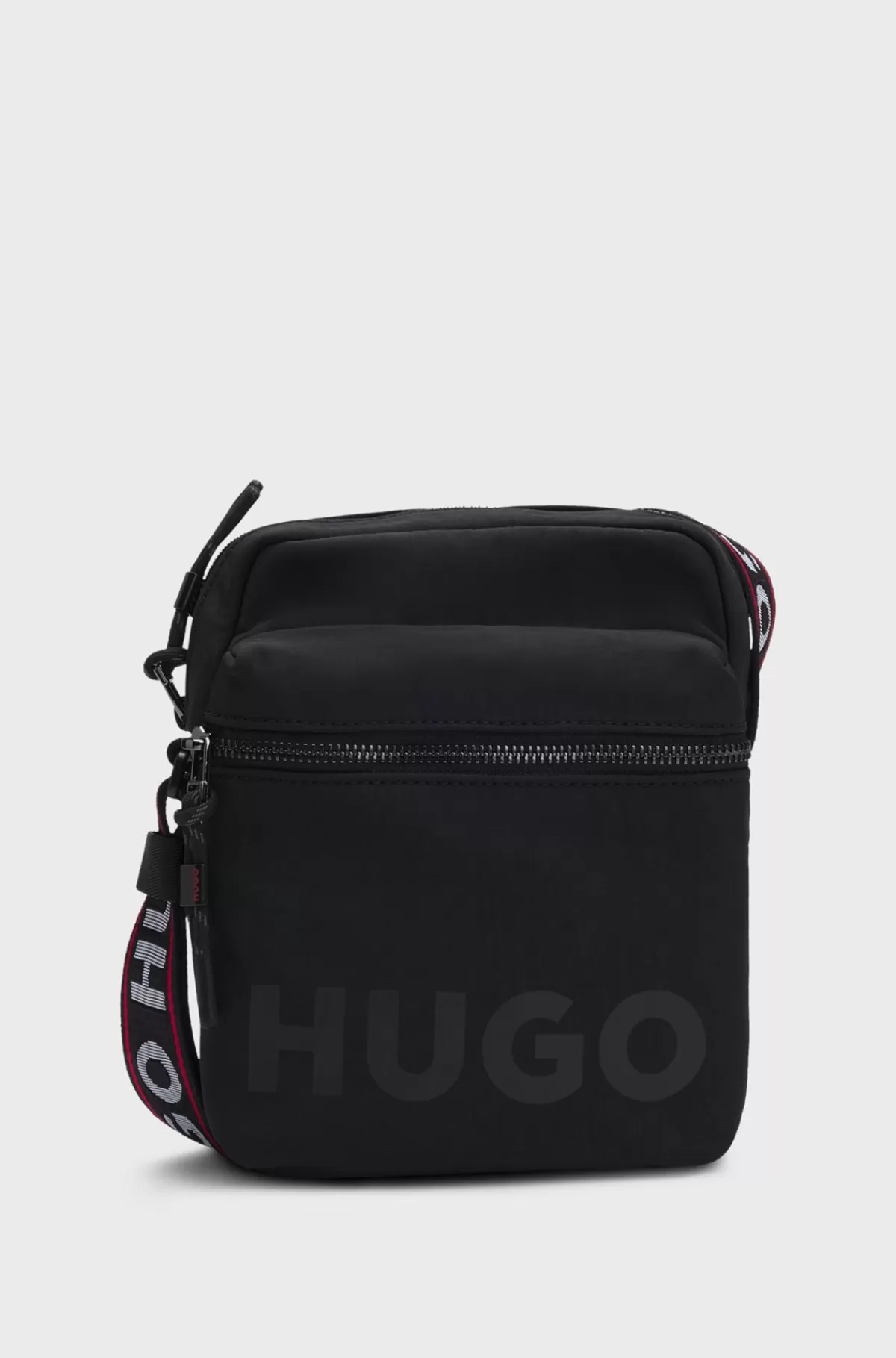 HUGO BOSS Skuldertaske Med Brandet Rem Og Logoprint Sort Discount