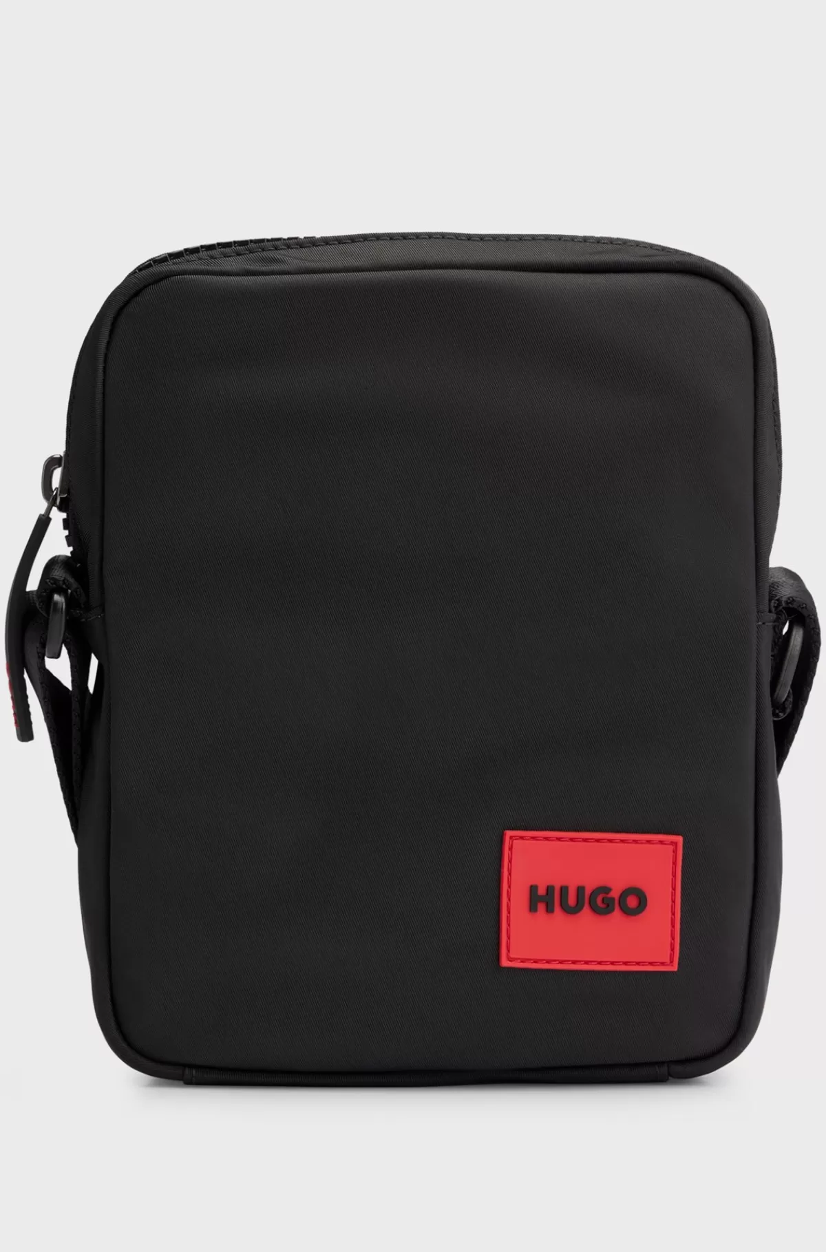HUGO BOSS Skuldertaske Med Rødt Logomærkat Sort Sale
