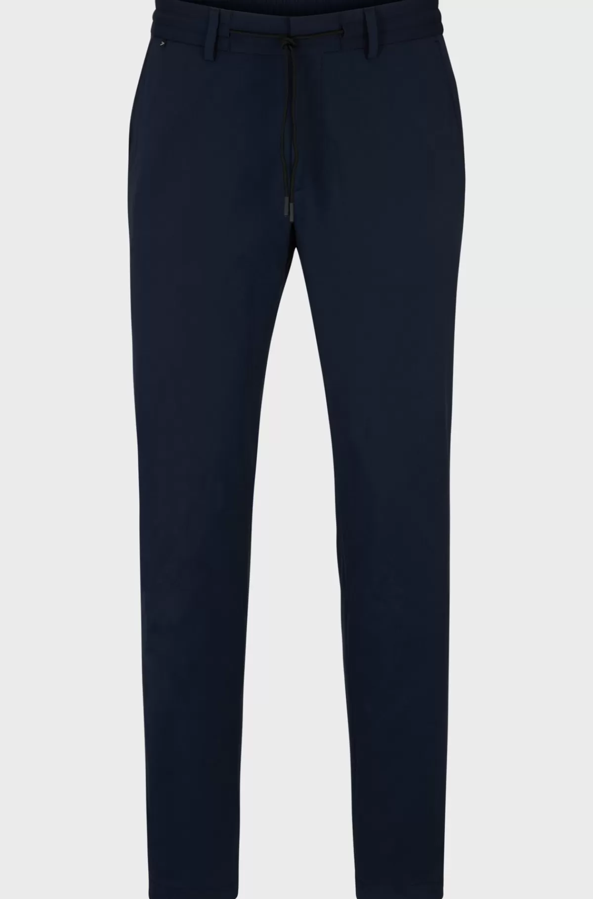 HUGO BOSS Slim Fit Bukser I Jersey Med Performance-stof Med Stræk Mørkeblå Cheap