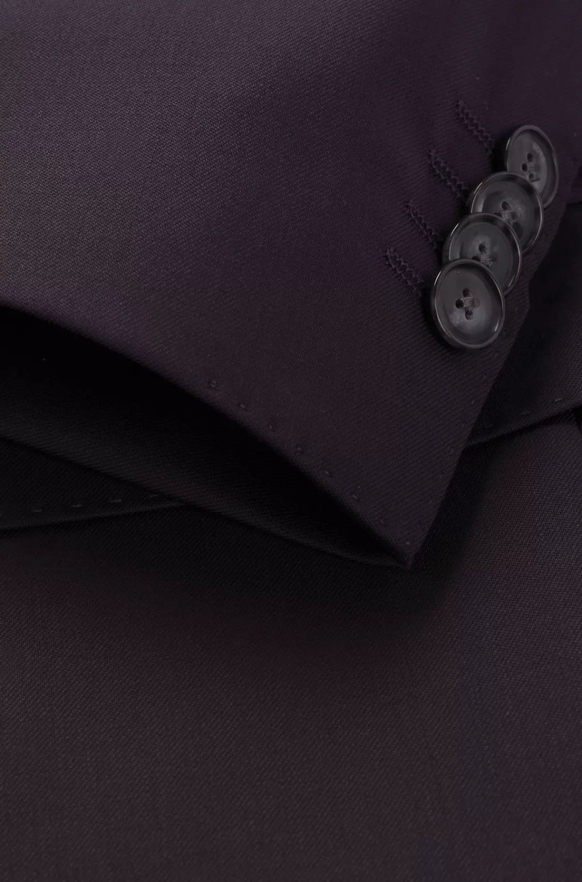 HUGO BOSS Slim Fit Jakkesæt I Sergevævet Performancemateriale Af Ny Uld Mørklilla Hot