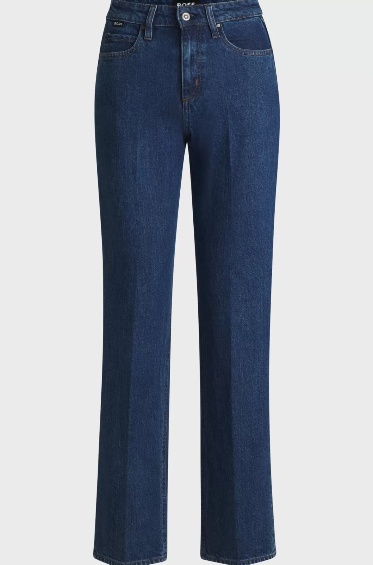 HUGO BOSS Slim Fit Jeans I Dyb Denim Med Behageligt Stræk Blå Cheap