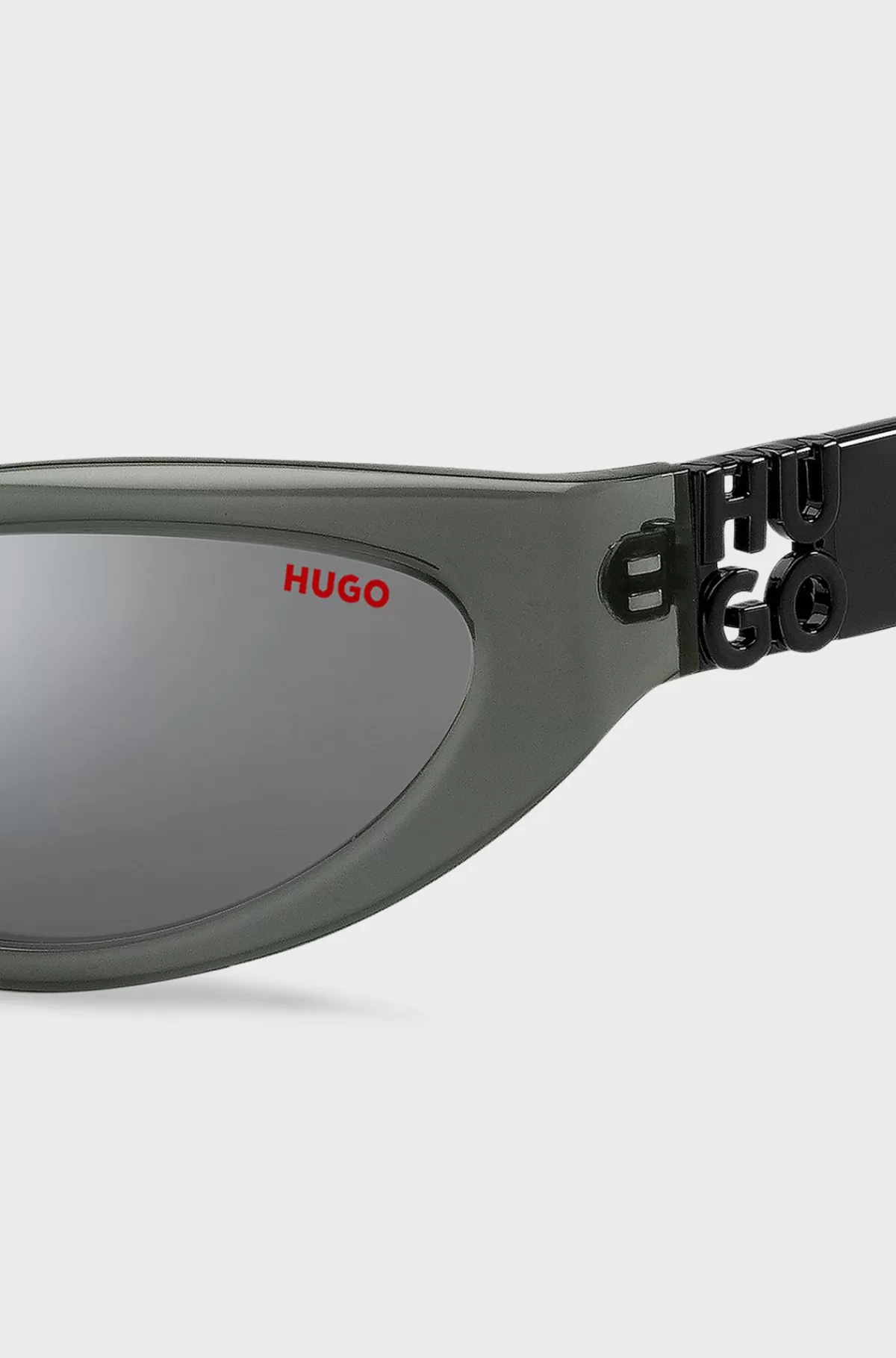 HUGO BOSS Solbriller I t Acetat Med 3D-monogram Grå Discount