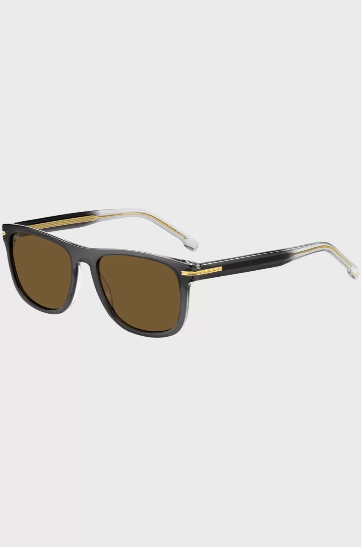 HUGO BOSS Solbriller I t Acetat Med Gradueret Effekt Grå Flash Sale