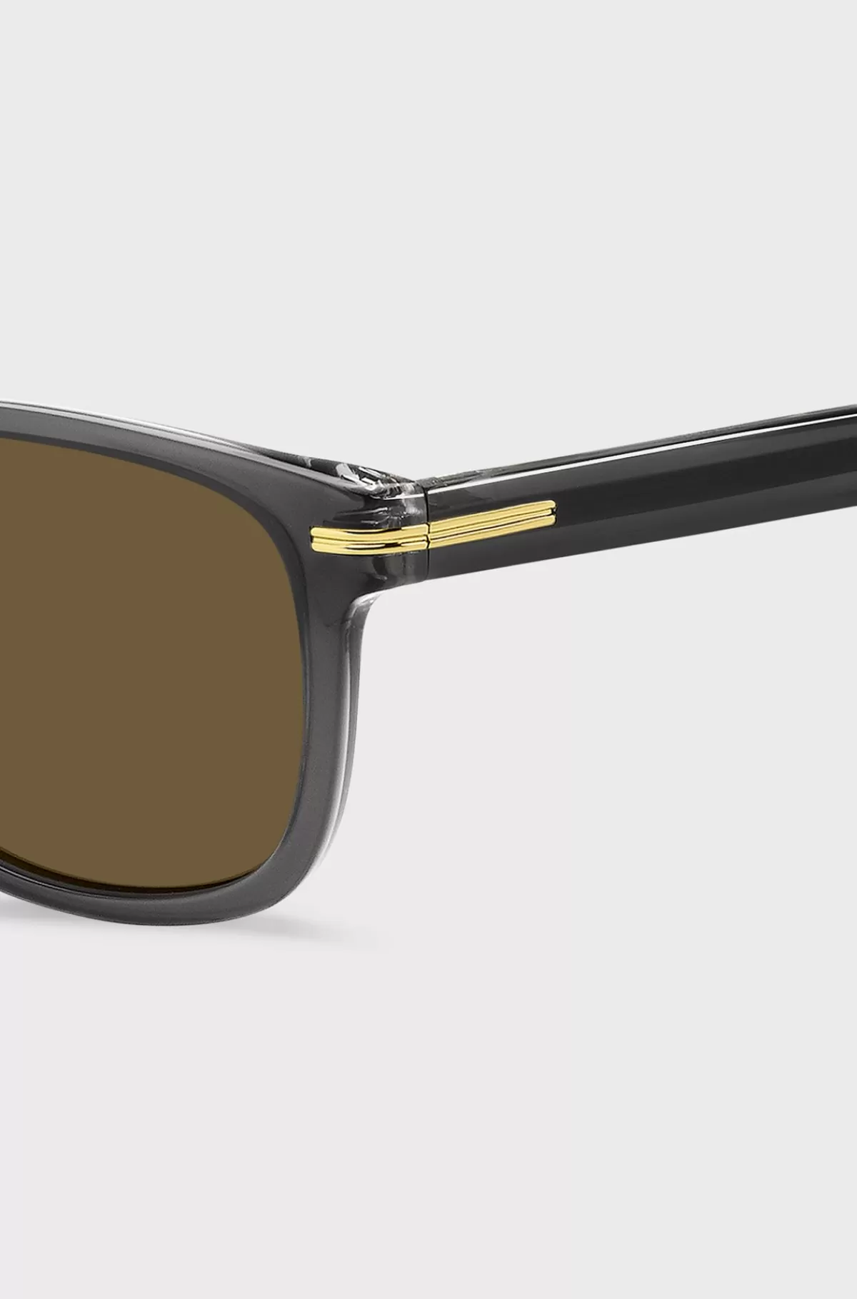 HUGO BOSS Solbriller I t Acetat Med Gradueret Effekt Grå Flash Sale